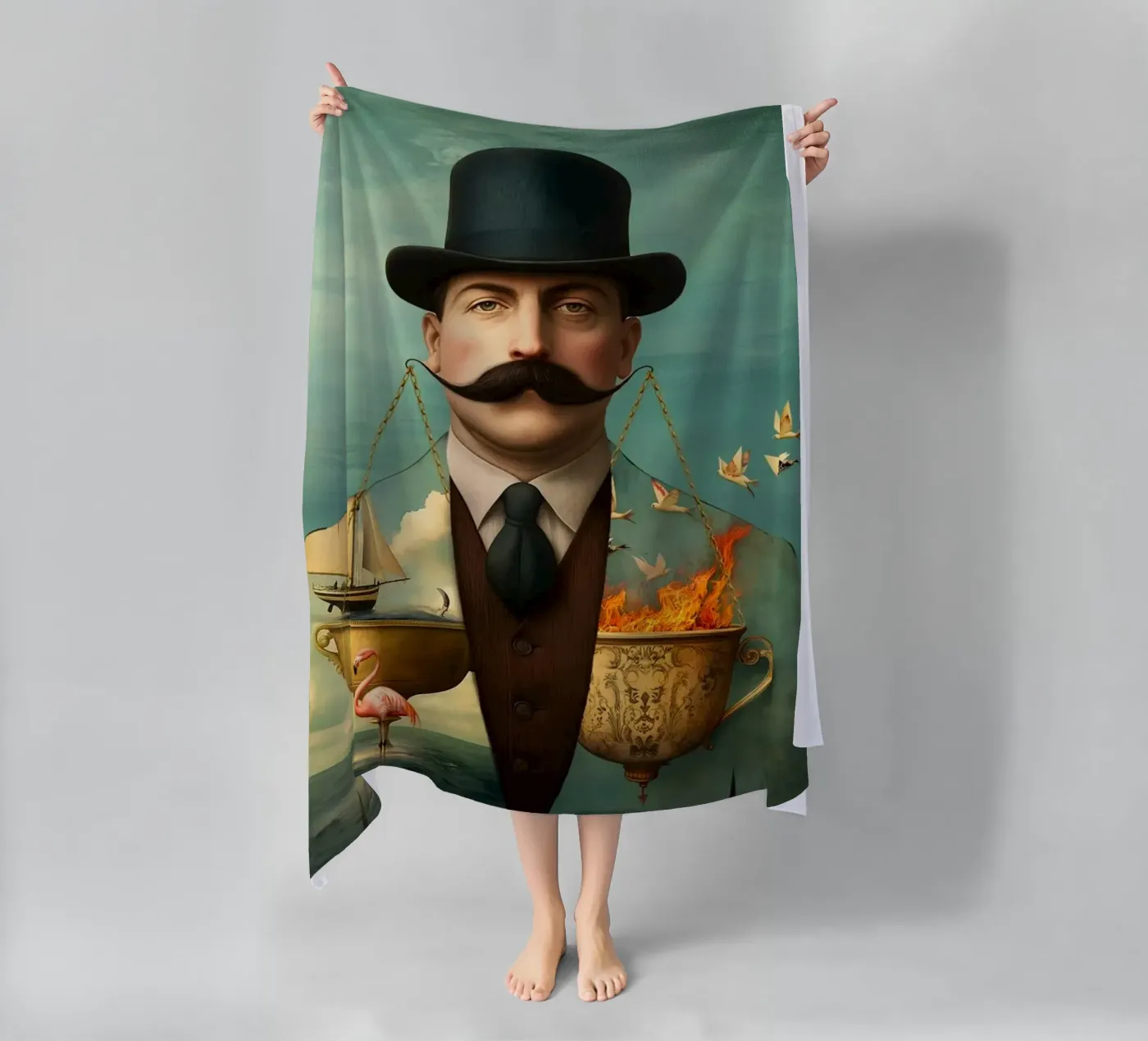 La Temperanza telo mare da christephania