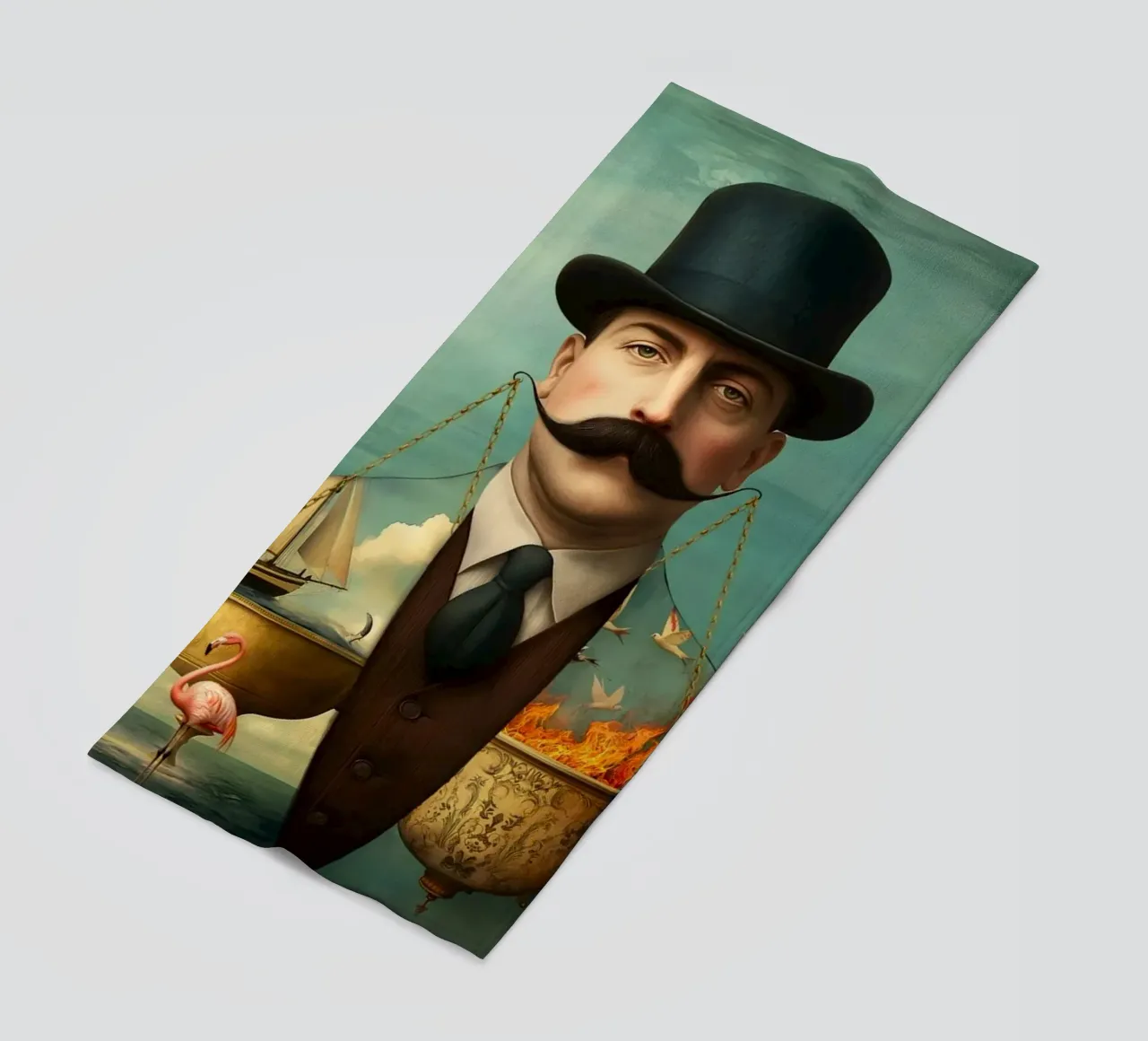 La Temperanza telo mare da christephania