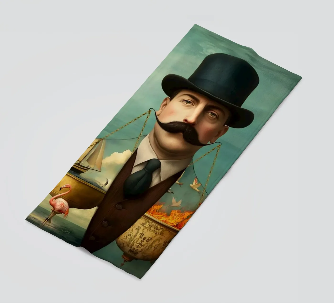 La Temperanza telo mare da christephania