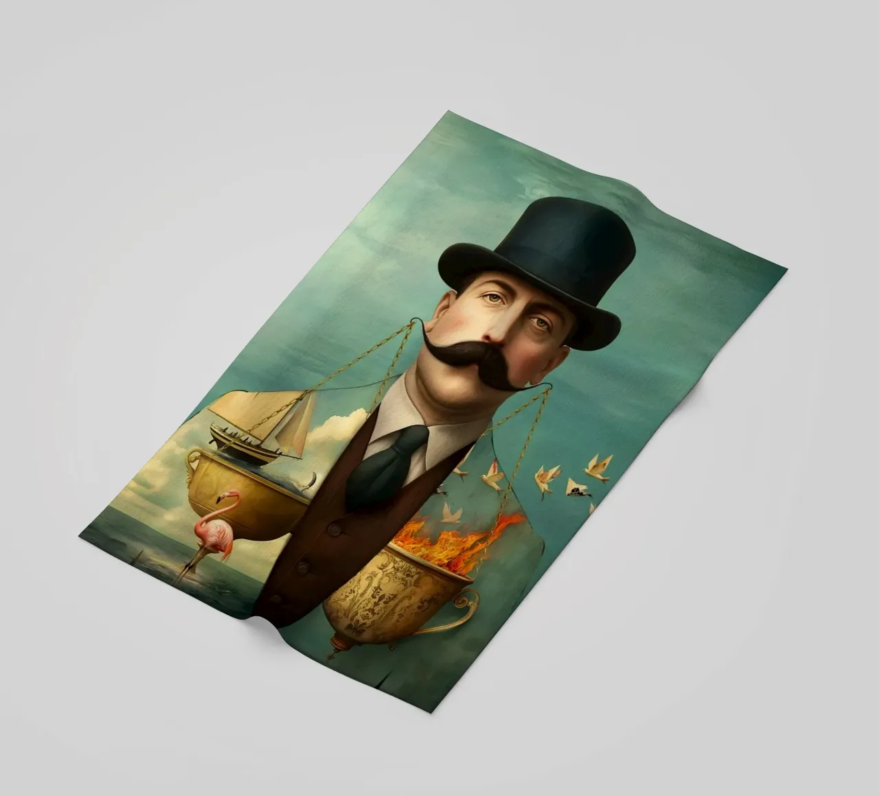 La Temperanza telo mare da christephania