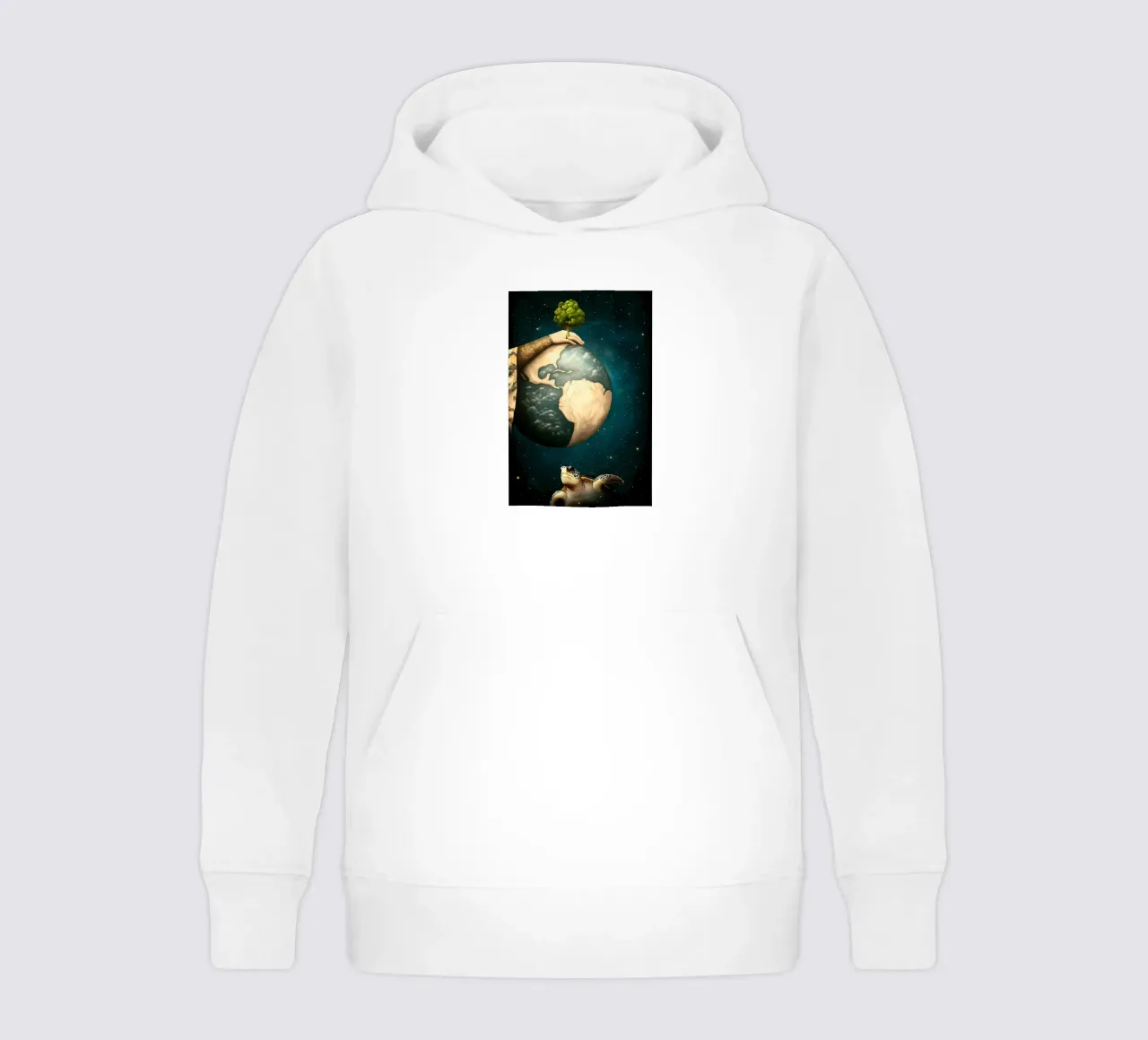 Il mondo felpa bambino con cappuccio da christephania