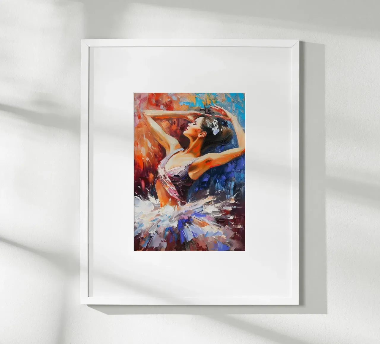 Tänzelndes Mädchen Ölgemälde Poster von Artful Muse