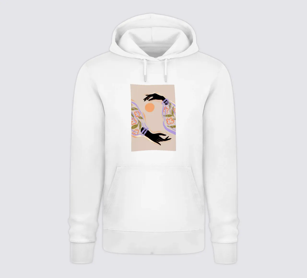 Yin Yang hoodie by Arty Guava