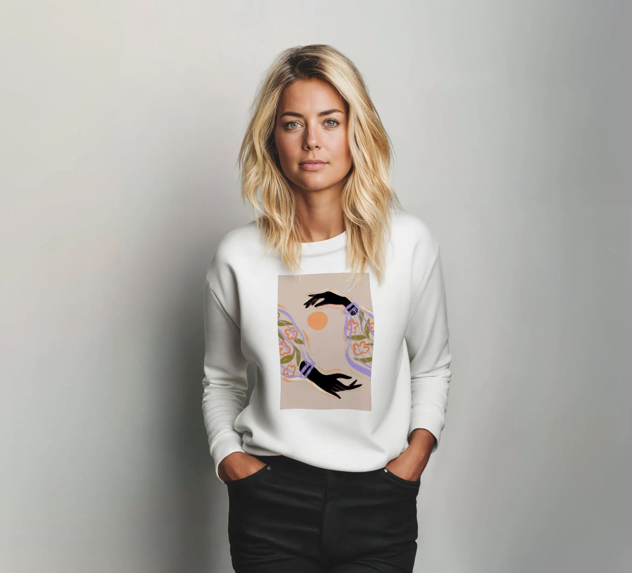 Yin Yang sudadera de Arty Guava