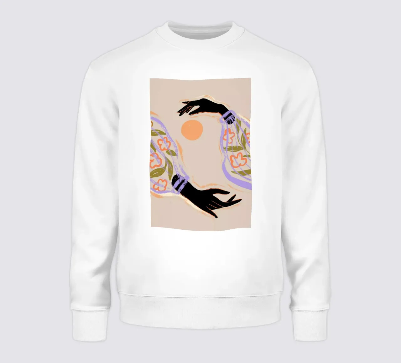 Yin Yang Sweatshirt von Arty Guava