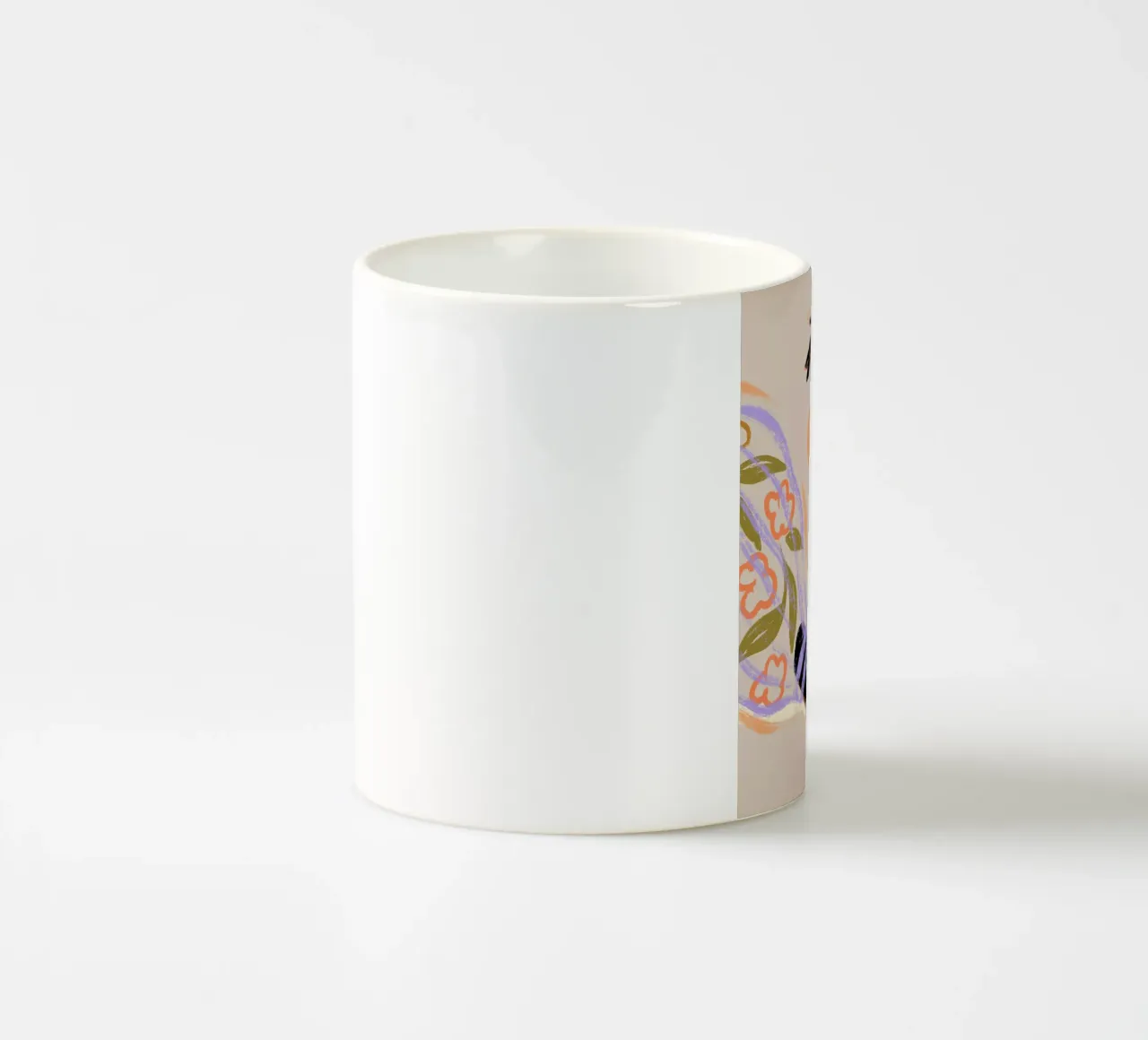 Yin Yang ceramic mug by Arty Guava
