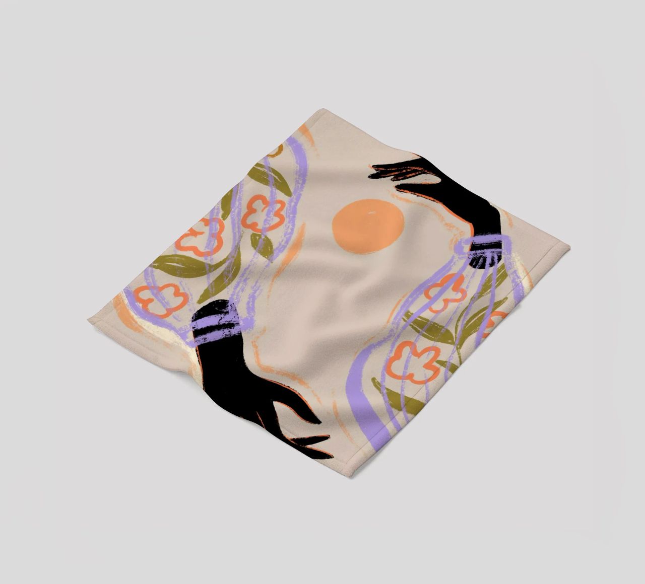 Yin Yang coperta in pile da Arty Guava