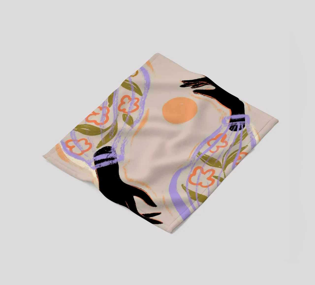 Yin Yang coperta in pile da Arty Guava