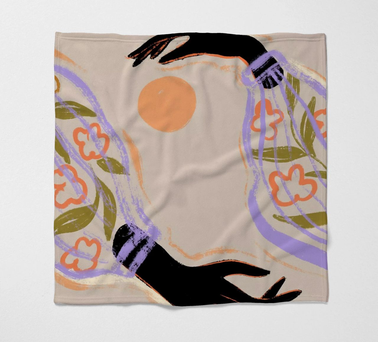 Yin Yang coperta in pile da Arty Guava