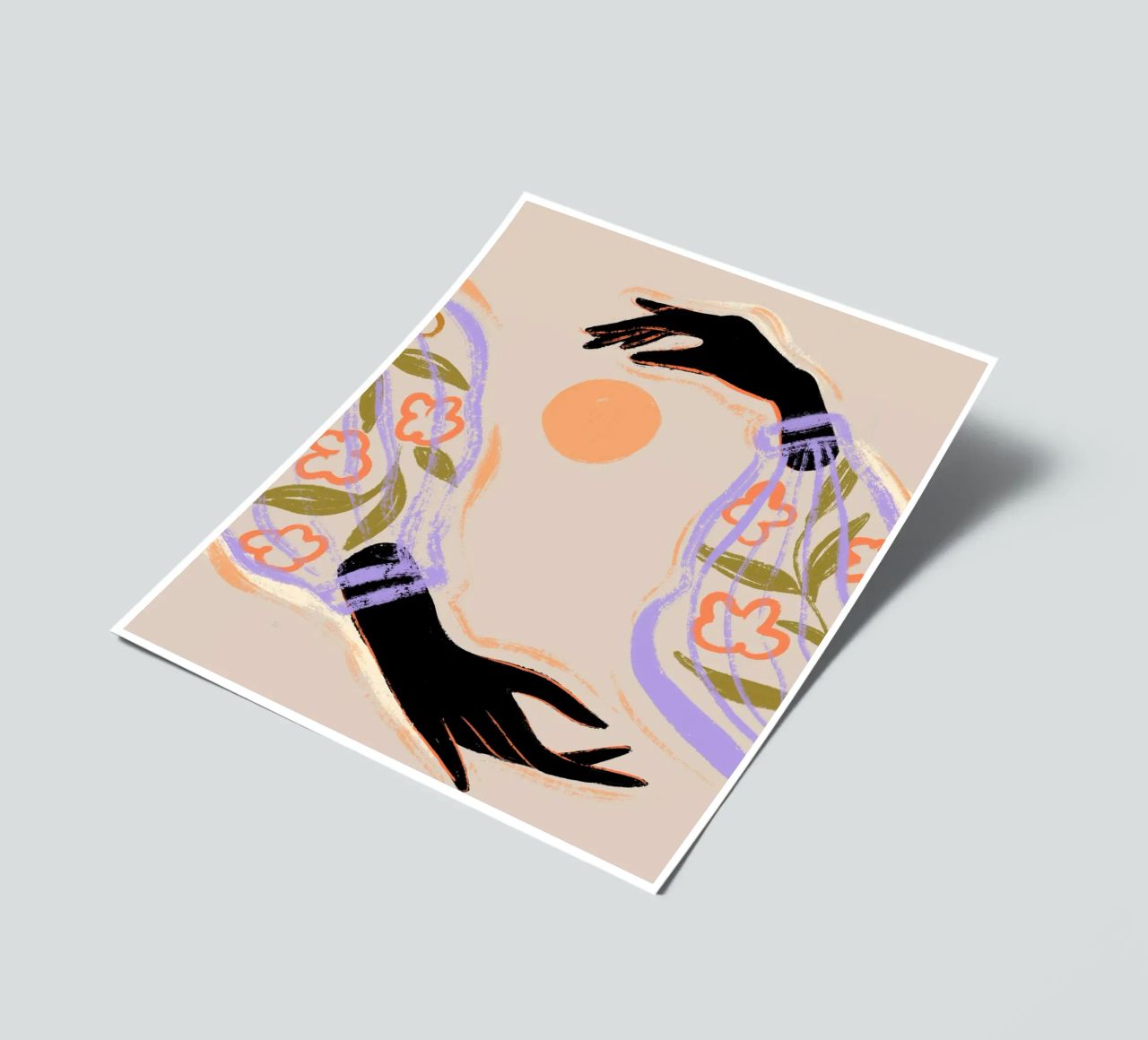 Yin Yang foglio adesivo da Arty Guava