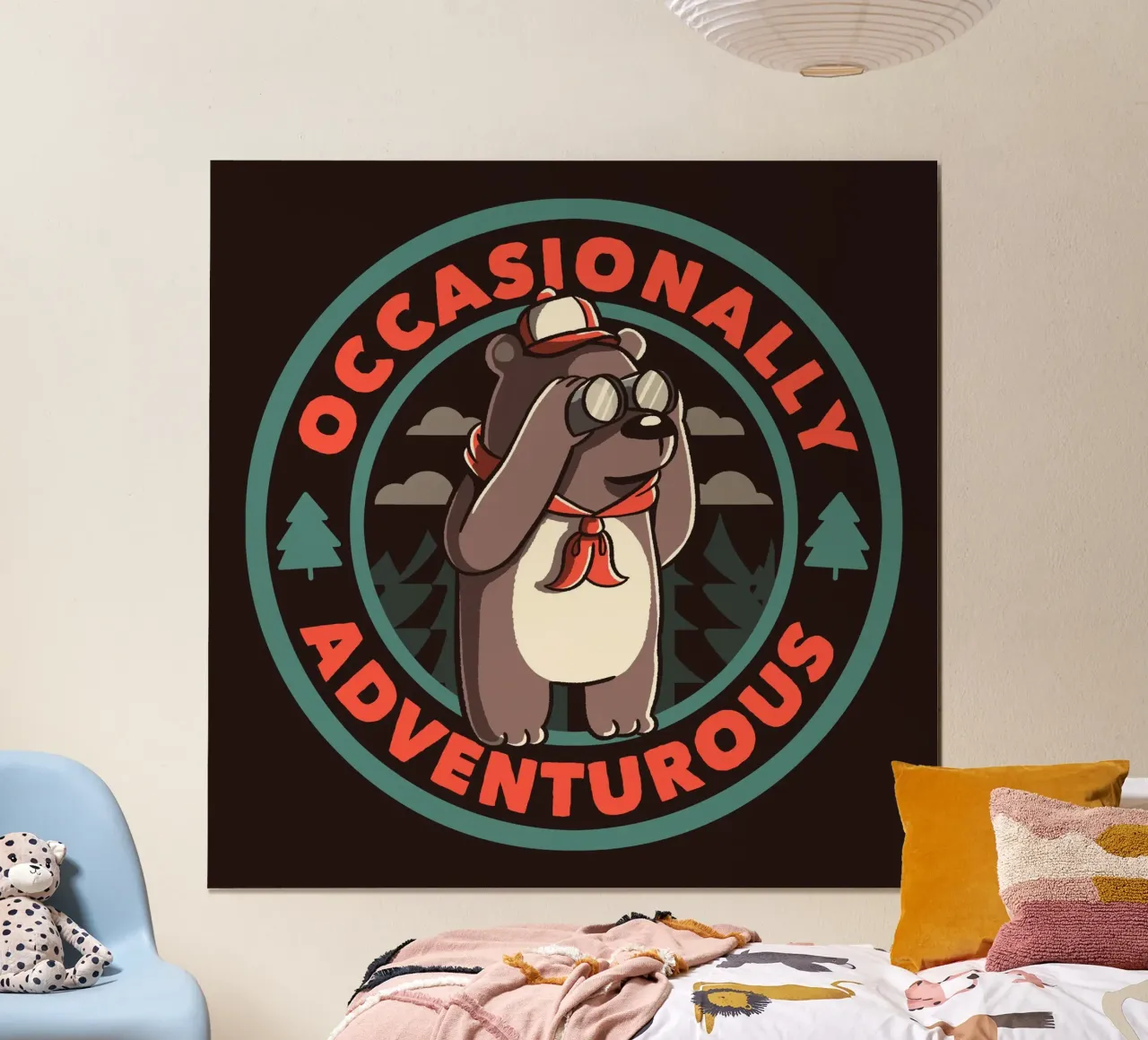 Occasionalmente avventuroso poster da Tobe Fonseca