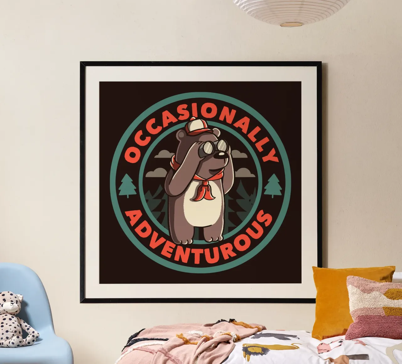 Occasionalmente avventuroso poster da Tobe Fonseca