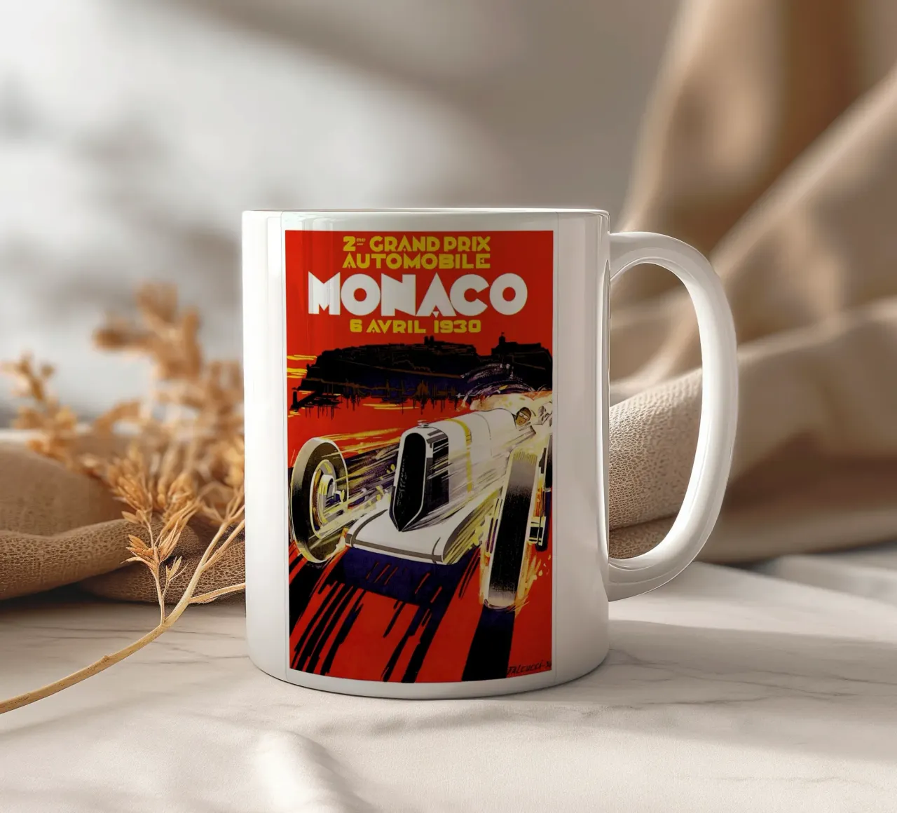 autoracing3 tazza in ceramica da Robert Livingston