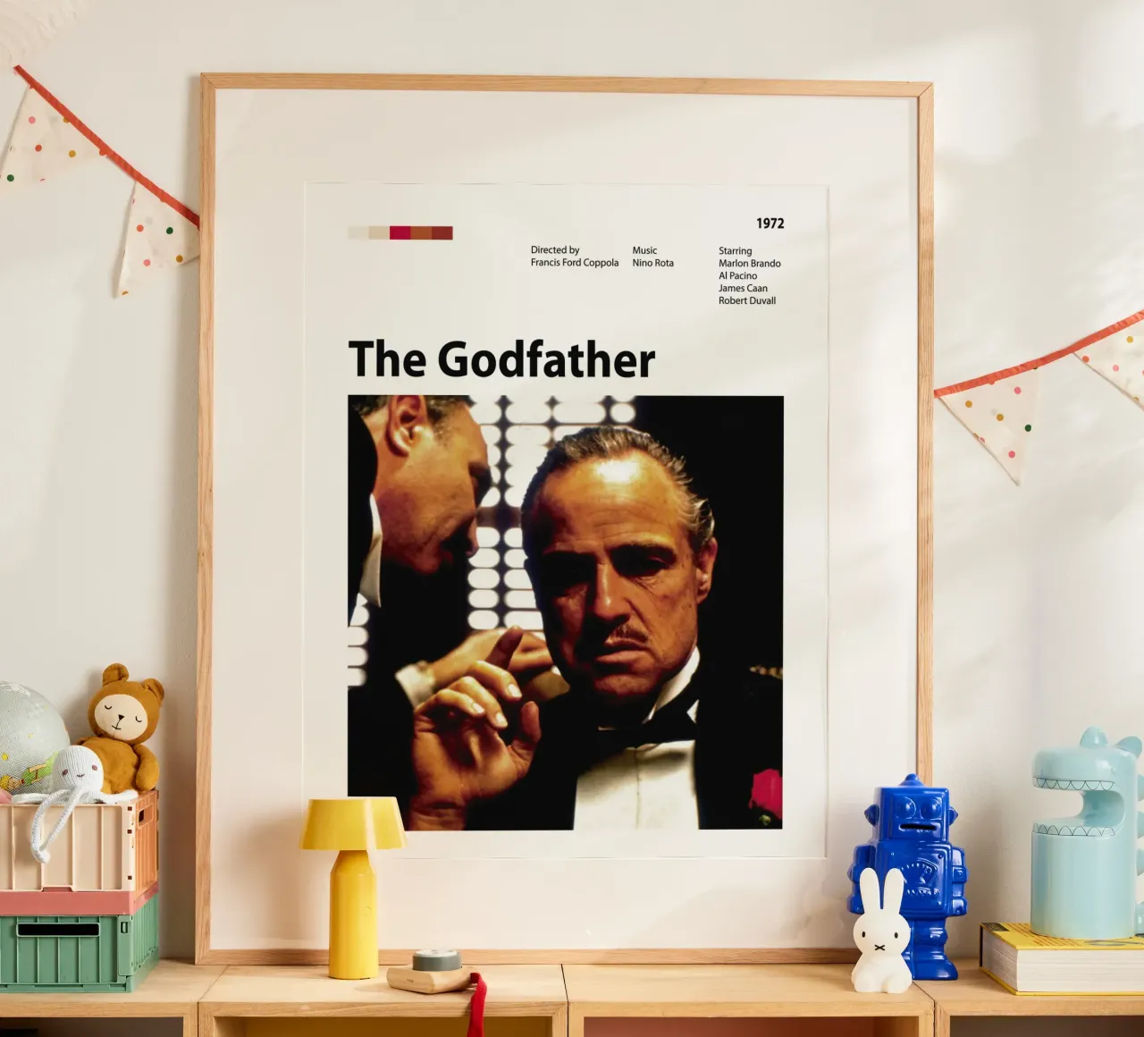 Il Padrino poster con telaio in plastica da 🎞 The Movie Wall