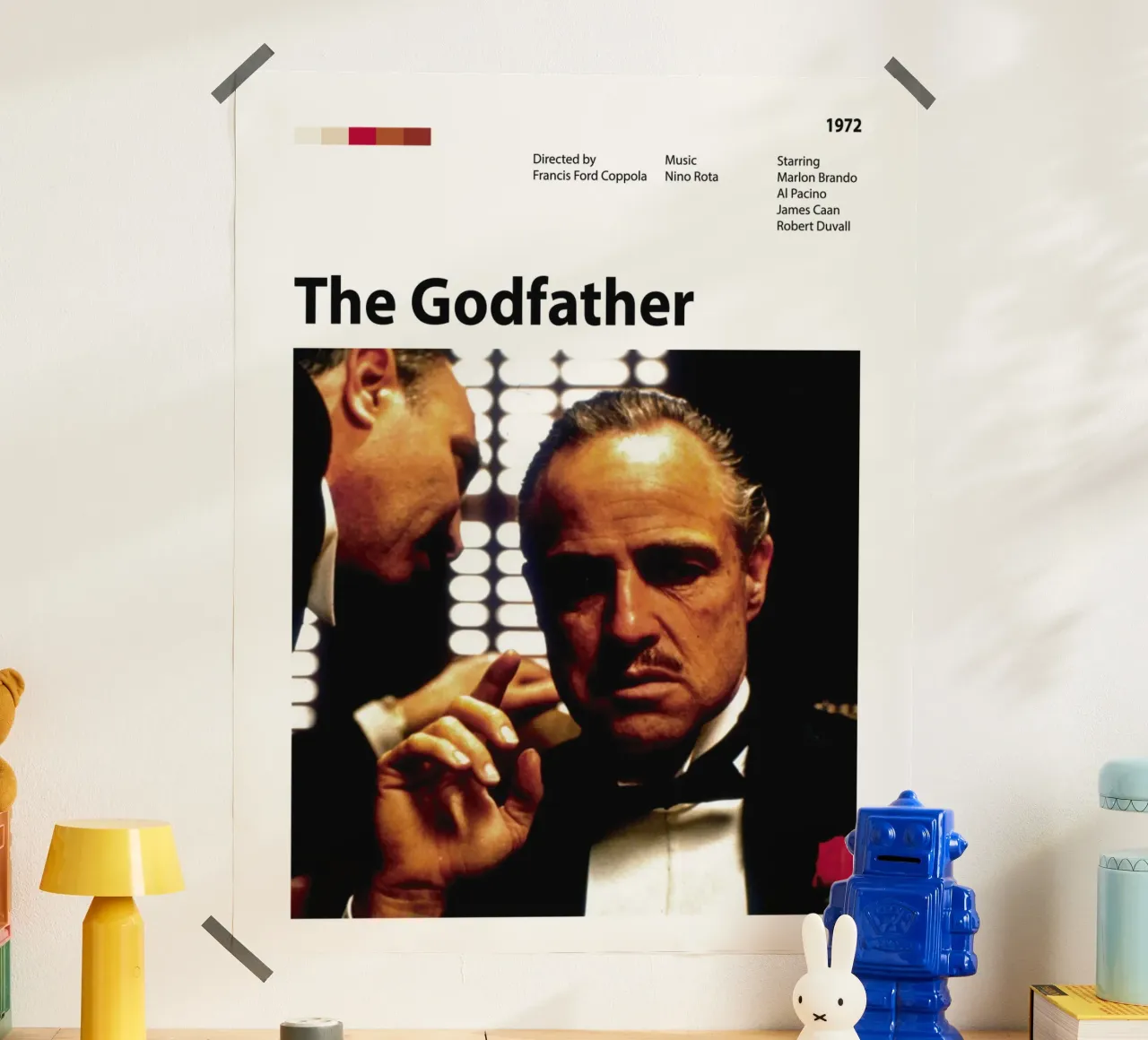 Il Padrino poster con telaio in plastica da 🎞 The Movie Wall