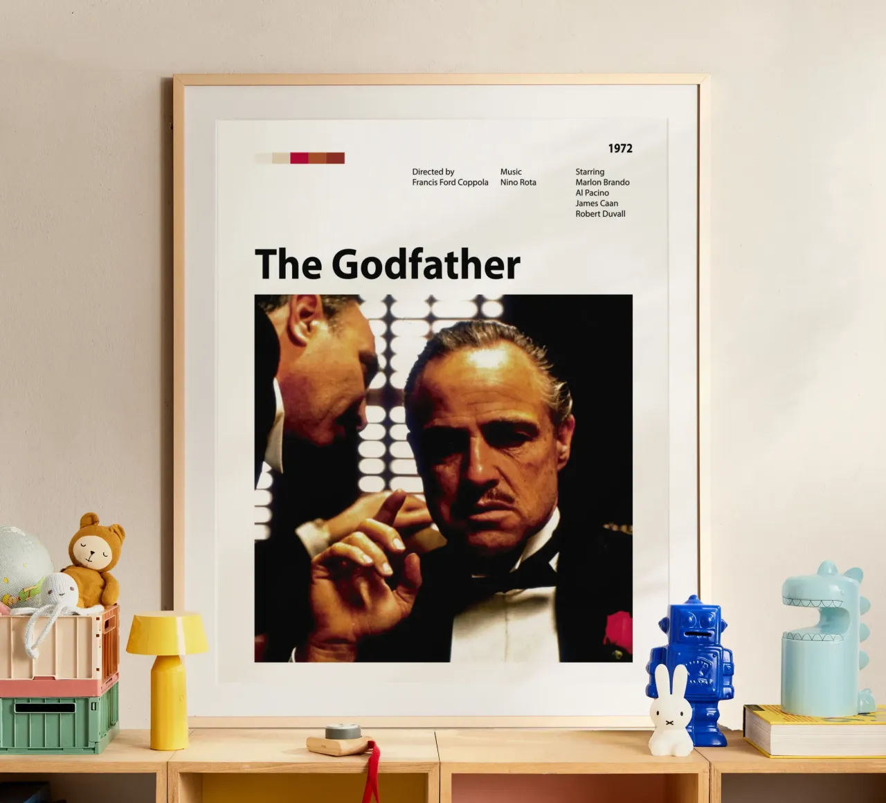 Il Padrino poster con telaio in plastica da 🎞 The Movie Wall