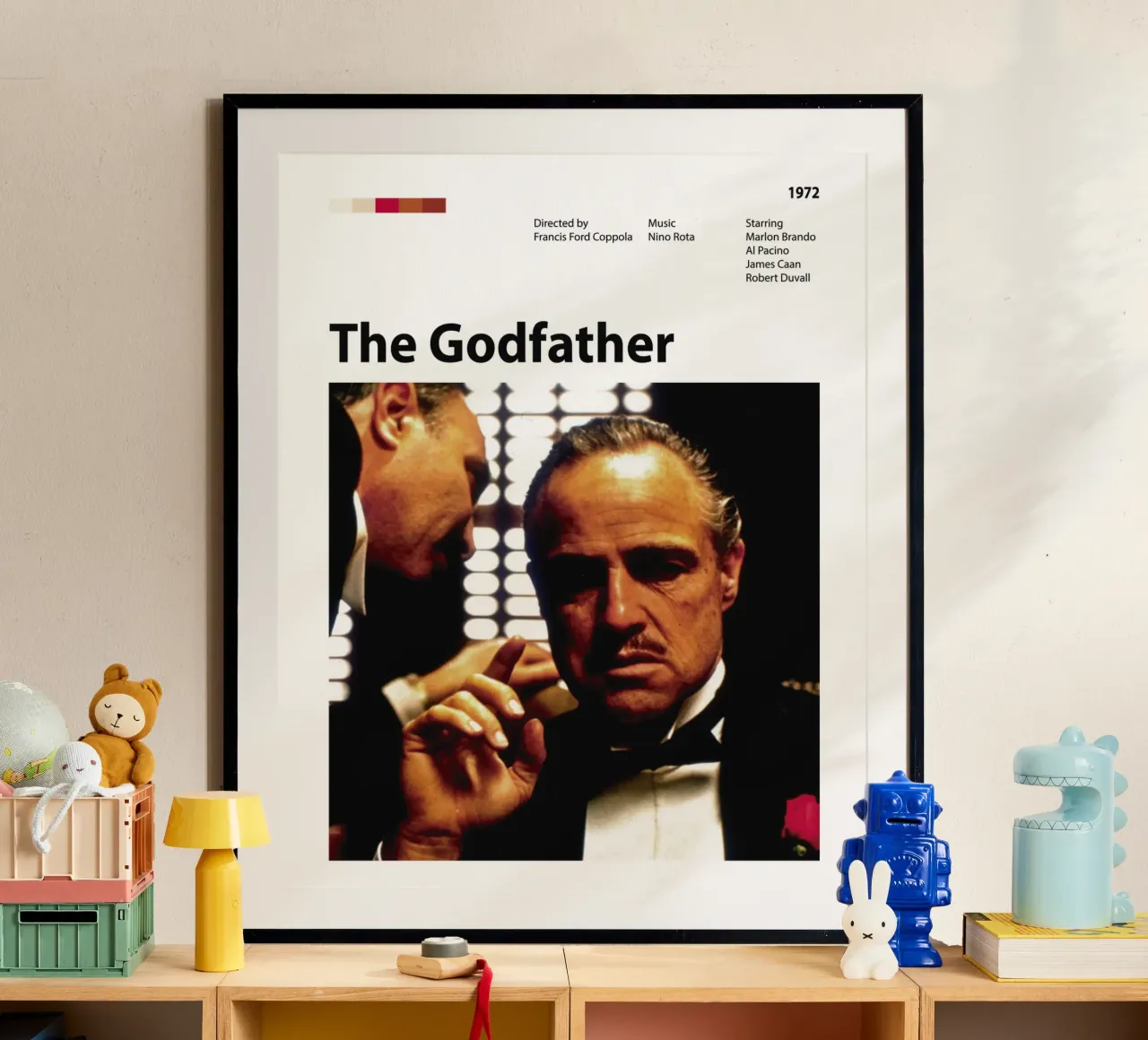 Il Padrino poster con telaio in plastica da 🎞 The Movie Wall