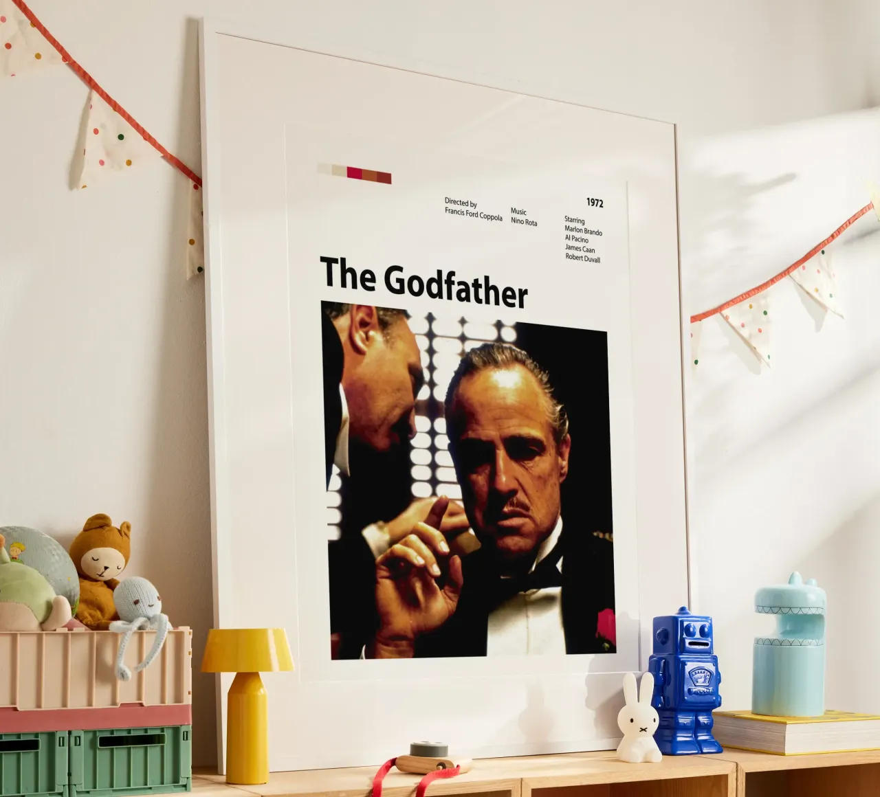 Il Padrino poster con telaio in plastica da 🎞 The Movie Wall