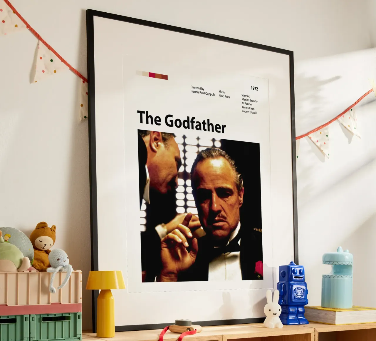 Il Padrino poster con telaio in plastica da 🎞 The Movie Wall