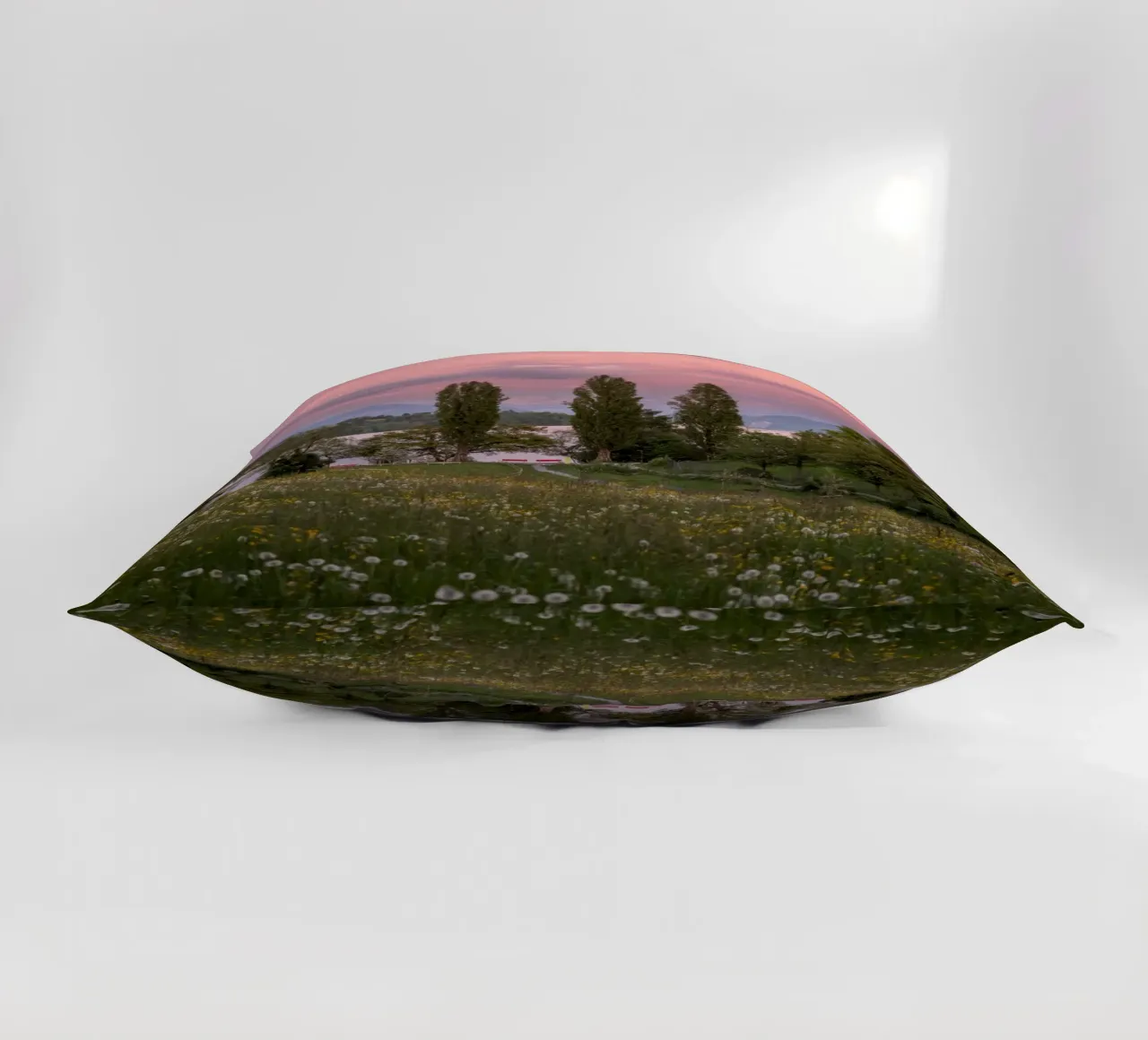 Lucerna: tramonto al Museo Richard Wagner di Wiese cuscino da LucernePictures