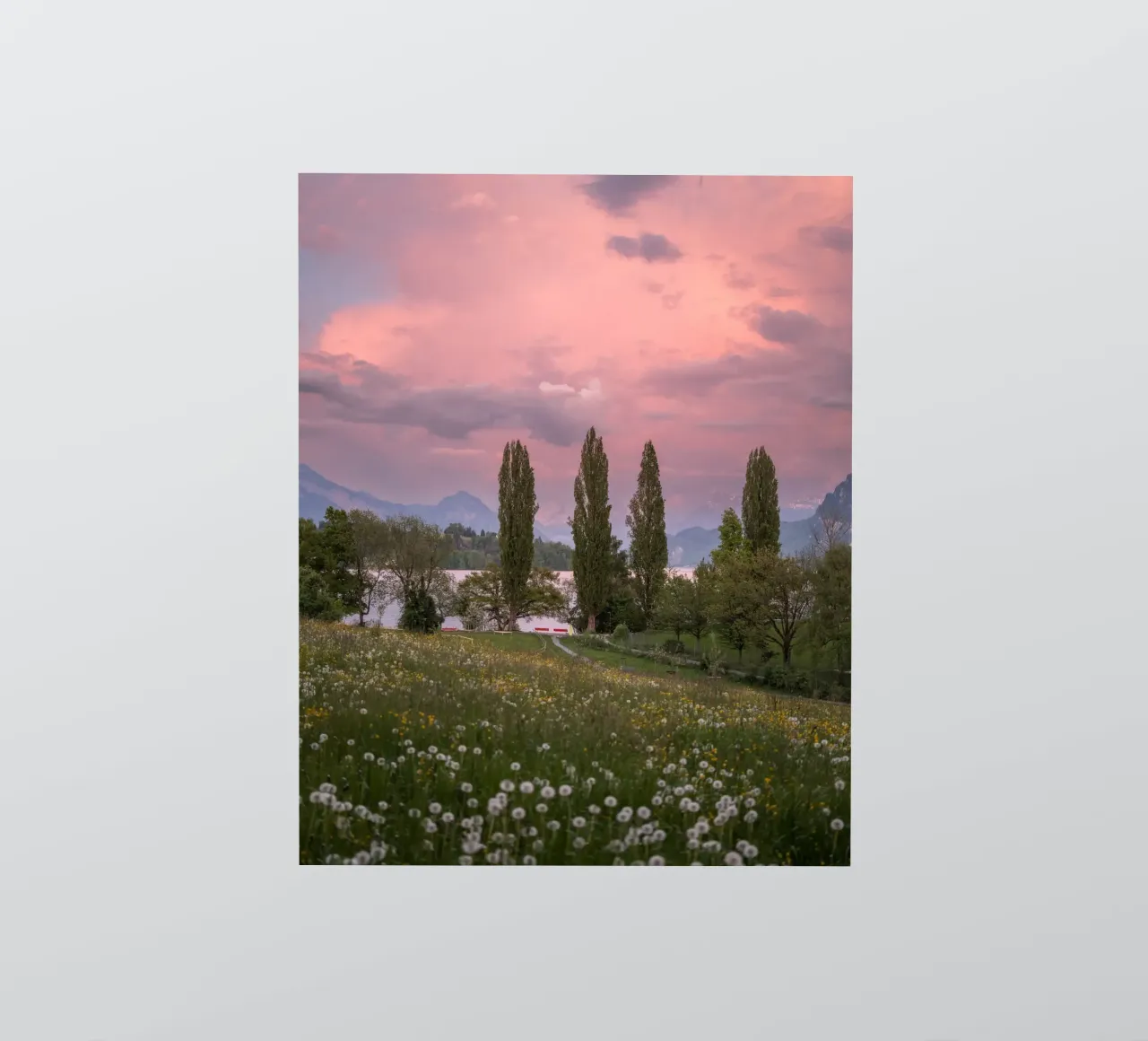 Lucerne: Sunset at the Richard Wagner Museum Wiese sticker by LucernePictures