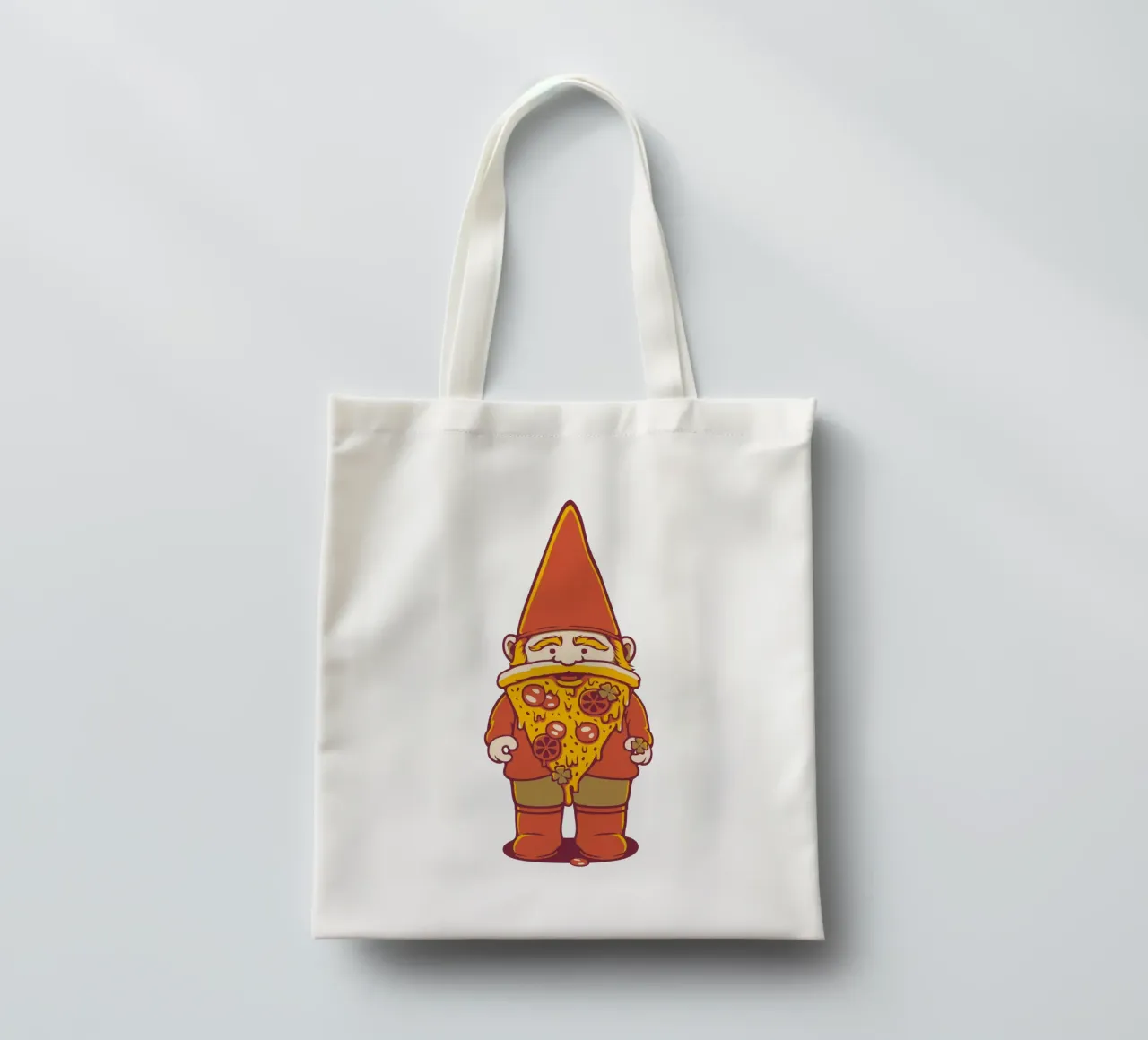 Pizza Gnome tote bag by Tobe Fonseca