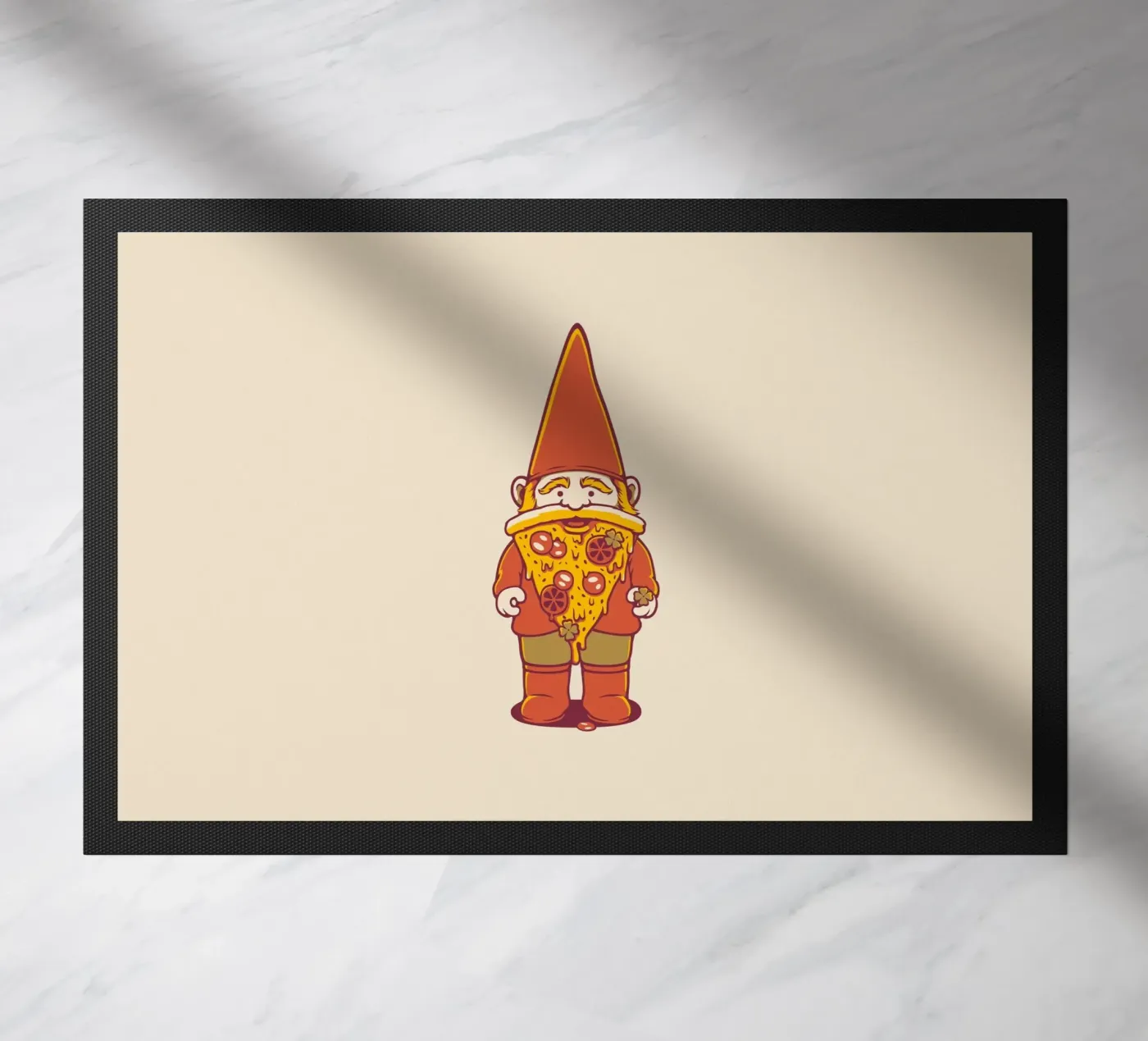 Pizza Kabouter deurmat van Tobe Fonseca