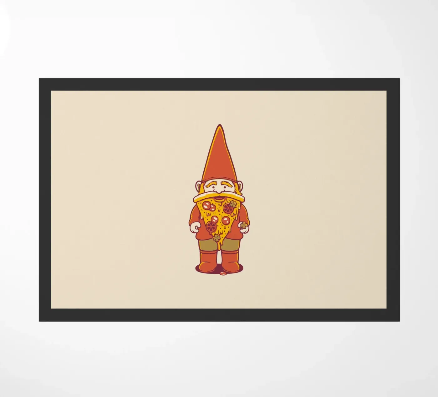 Pizza Kabouter deurmat van Tobe Fonseca