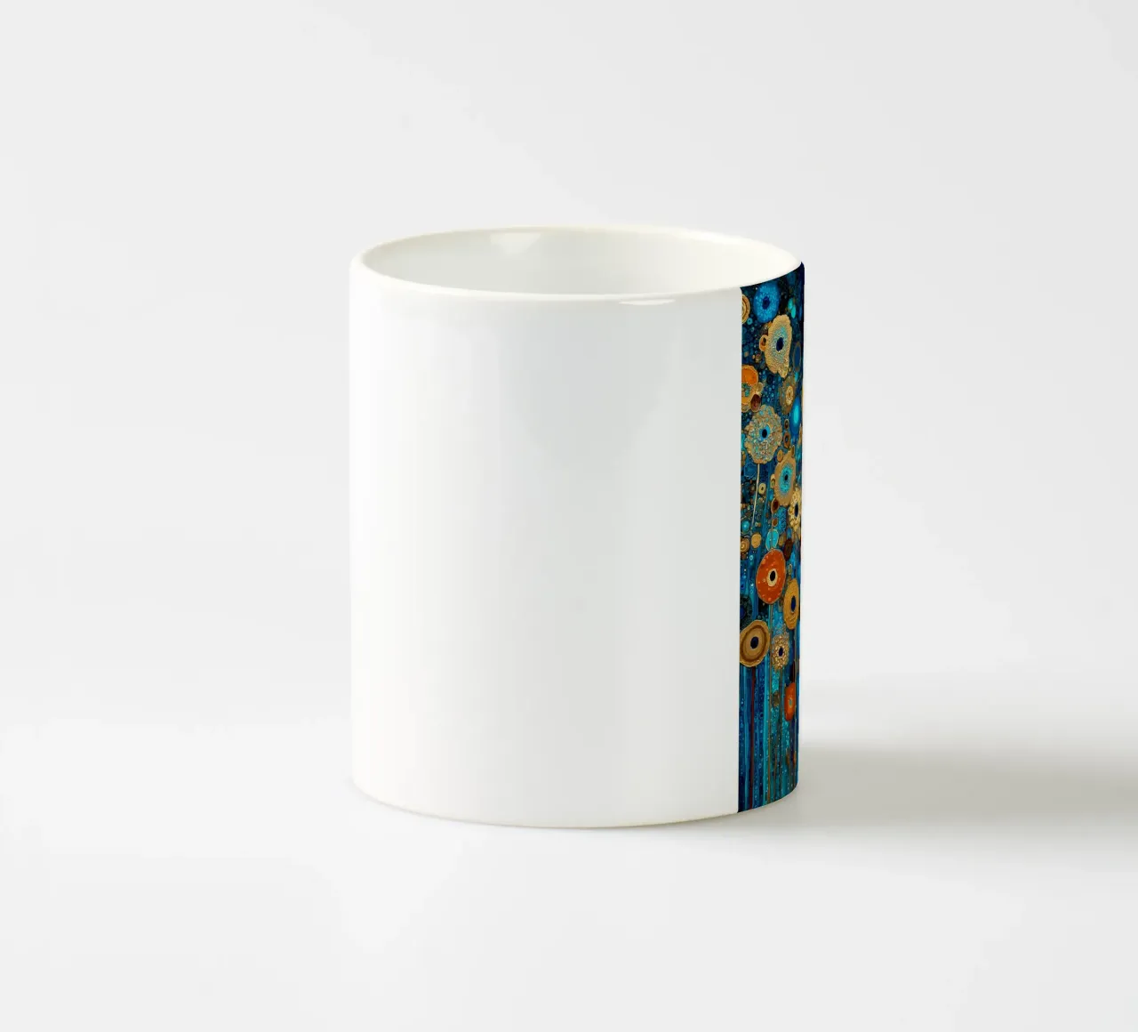 Flowers Garden Abstract A, style Gustav Klimt tazza in ceramica da Mateo