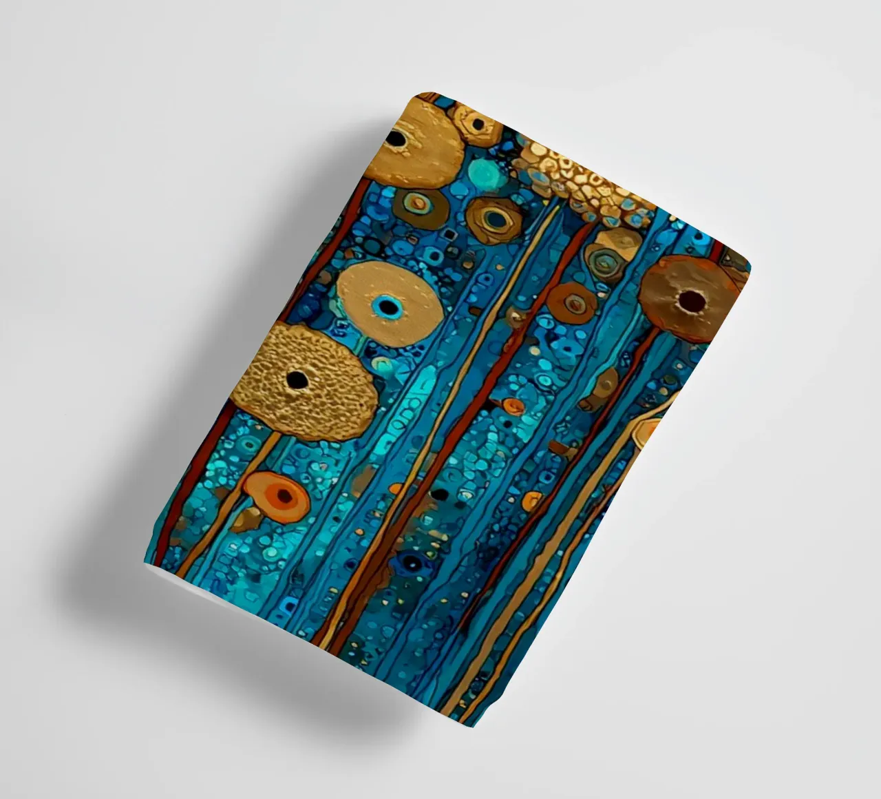 Flowers Garden Abstract A, style Gustav Klimt asciugamano da bagno da Mateo
