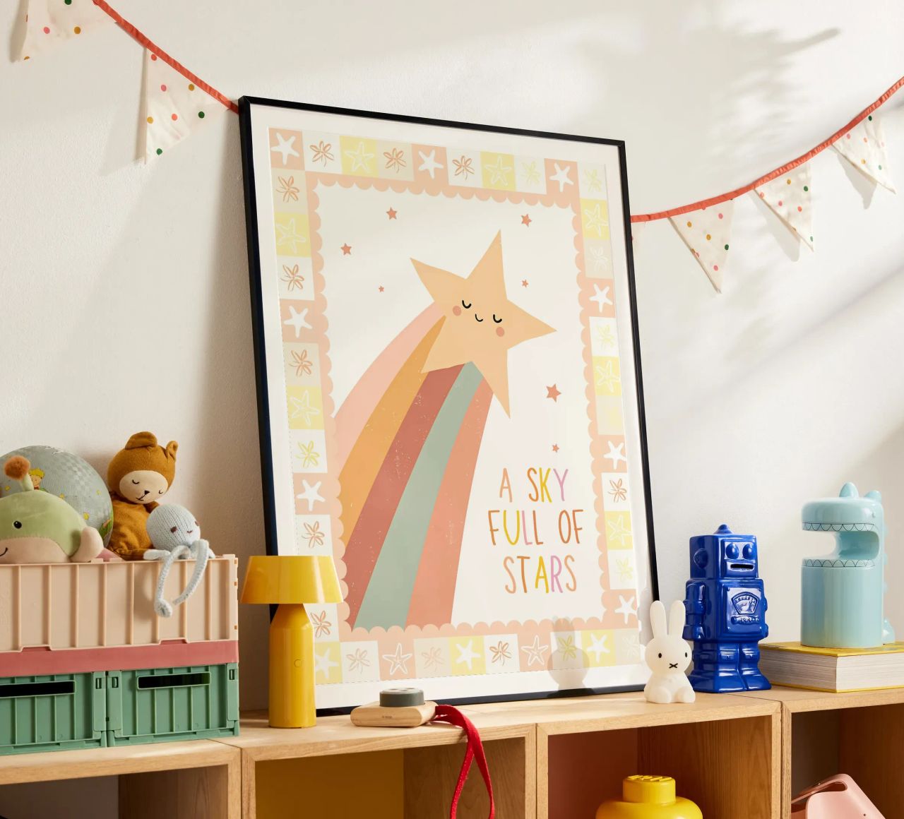 A Sky Full of Stars, Star Print, Celestial Wall Art poster by SunshinePrints