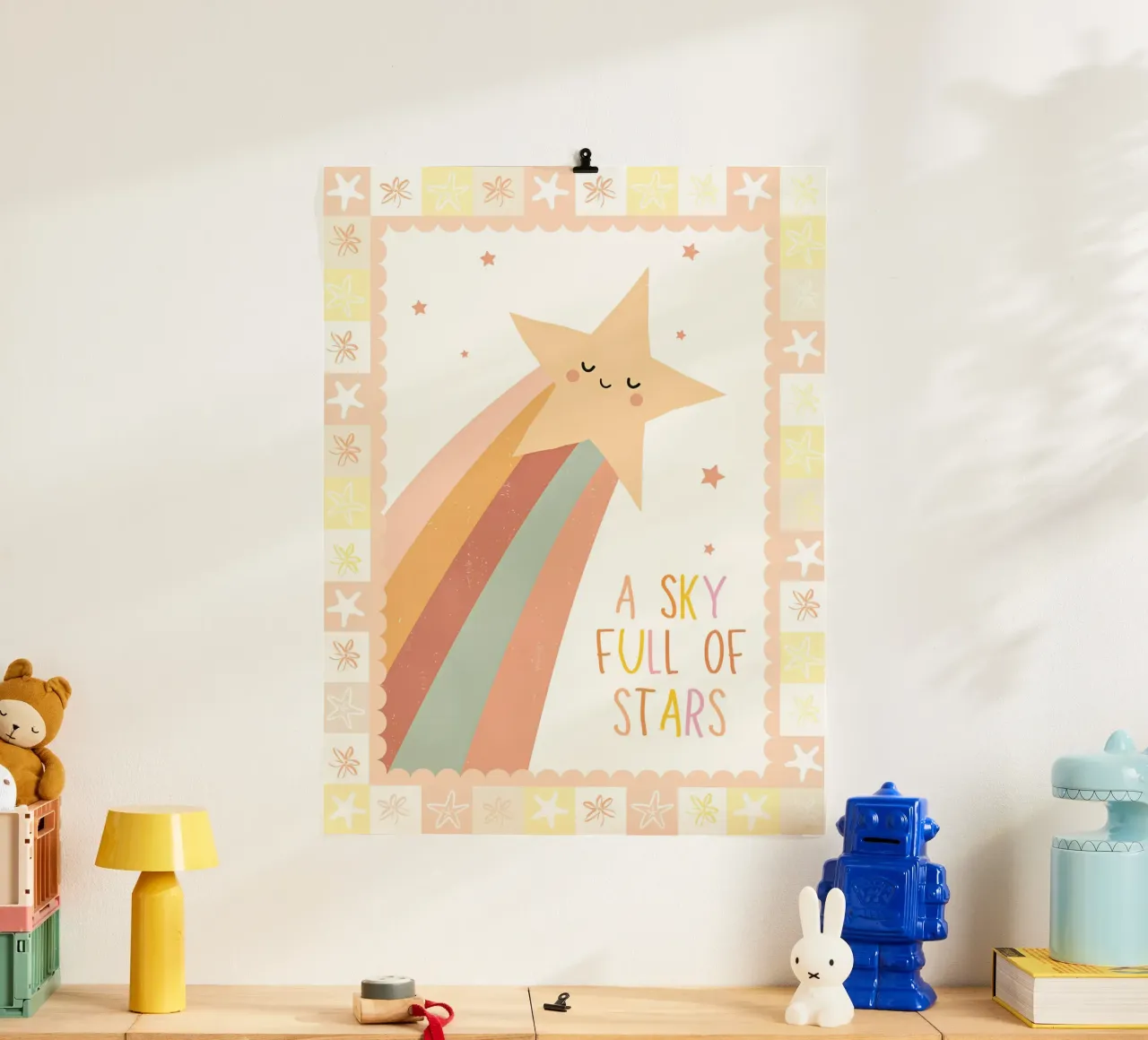 Un cielo pieno di stelle, stampa stellare, arte murale celeste poster da SunshinePrints