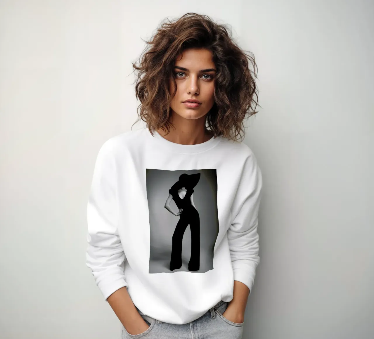 Silhouette felpa da Runway Collective