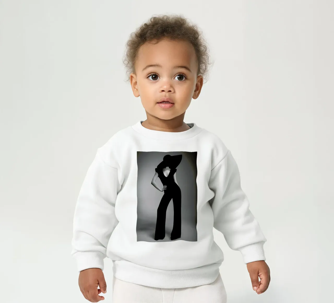 Silhouette baby sweatshirt by Runway Collective