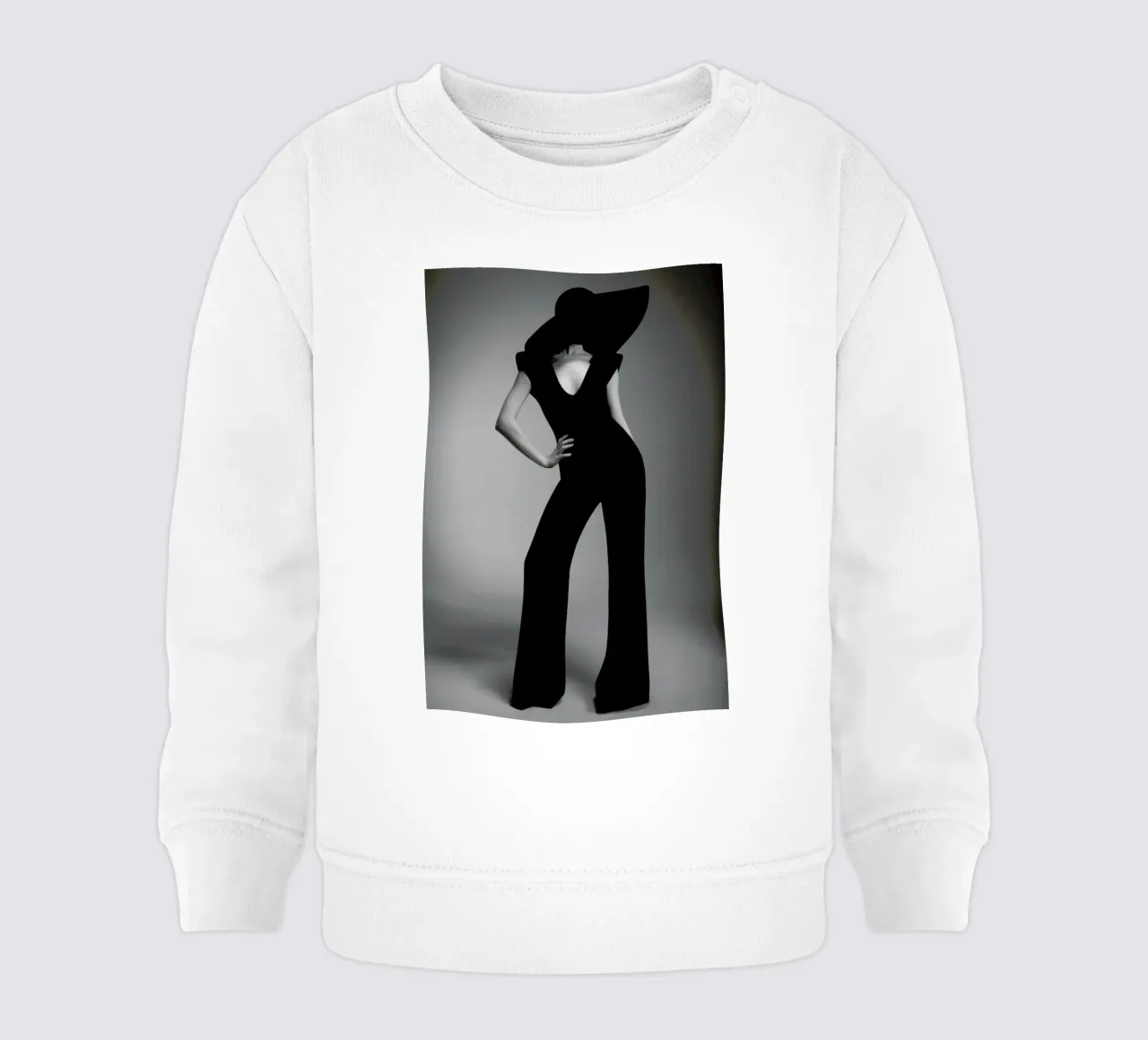 Silhouette baby sweatshirt by Runway Collective