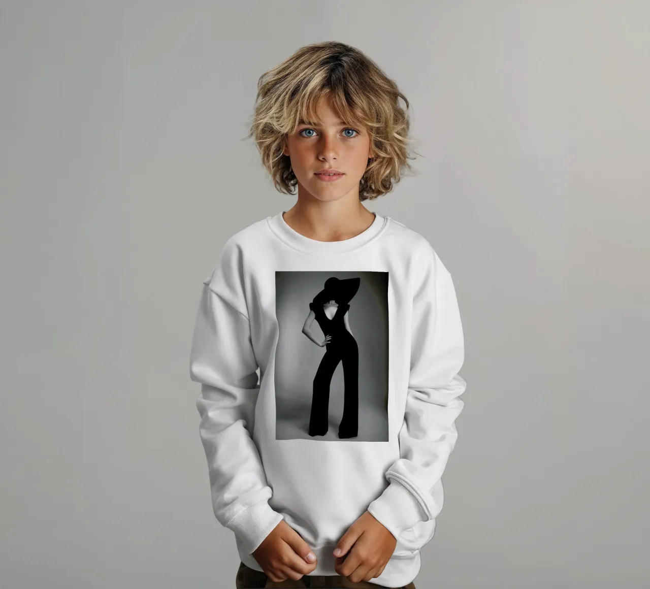 Silhouette felpa bambino da Runway Collective