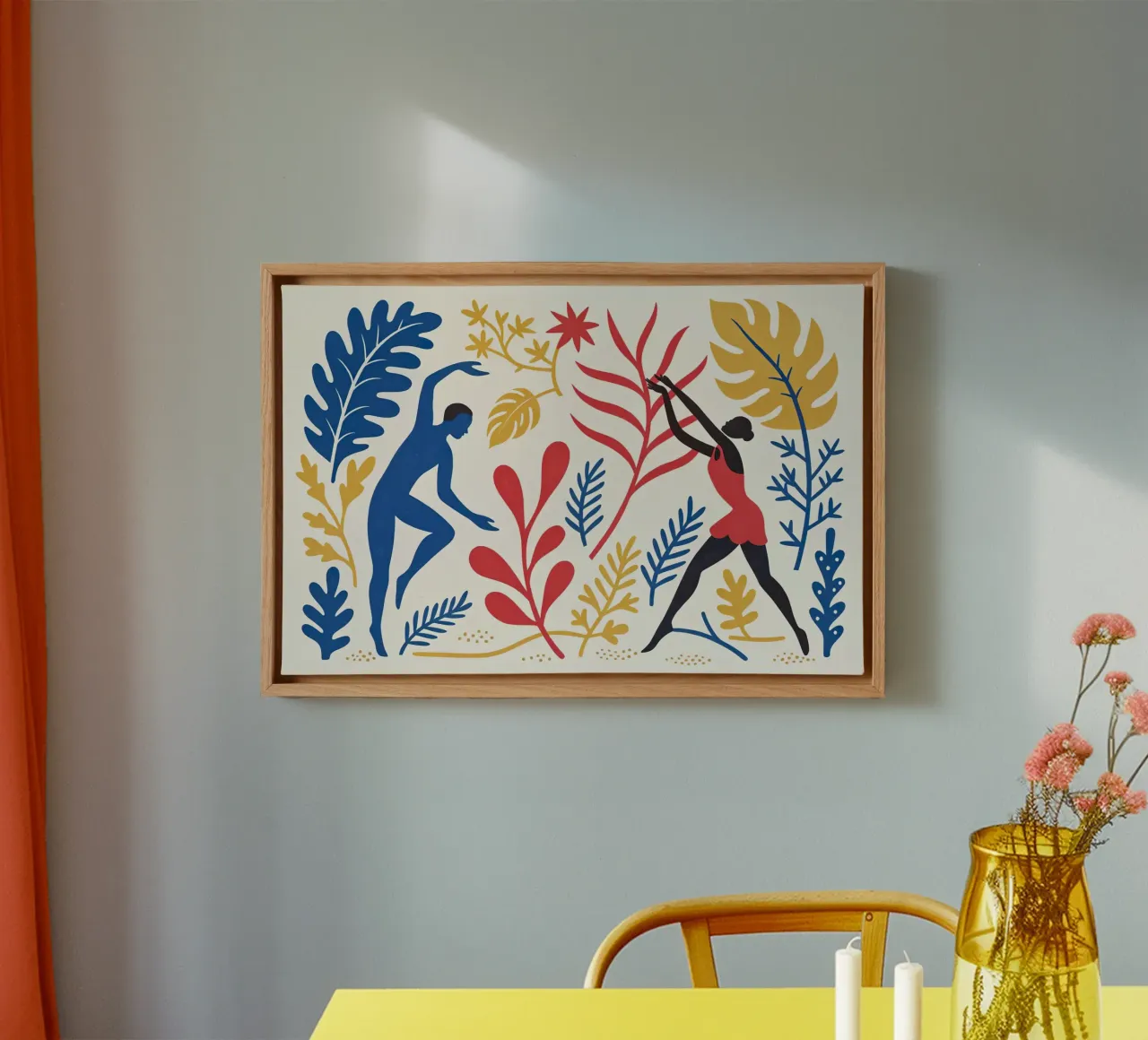 Omaggio a Matisse tela con Cornice a cassetta da 🎨 Point and Art