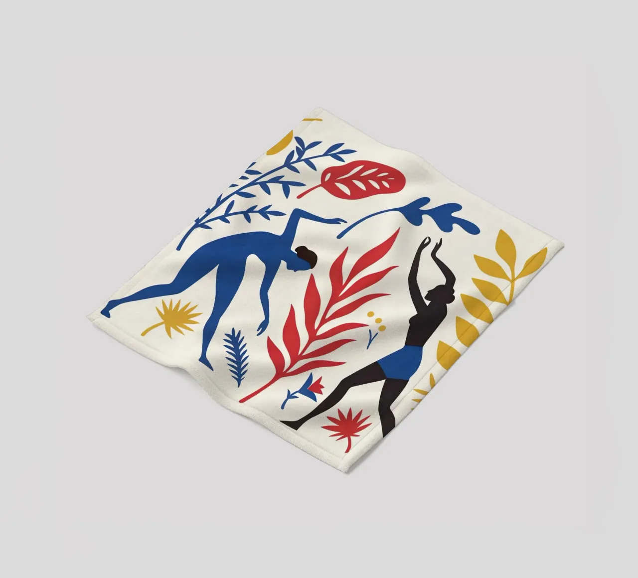 Omaggio a Matisse II coperta in pile da 🎨 Point and Art