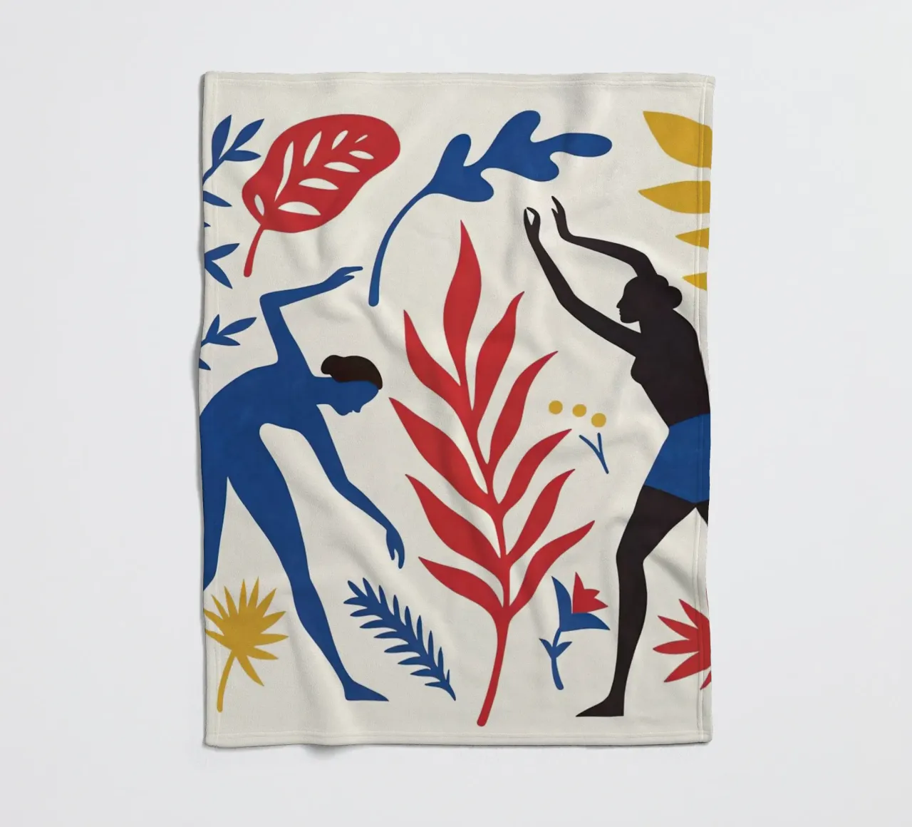 Omaggio a Matisse II coperta in pile da 🎨 Point and Art