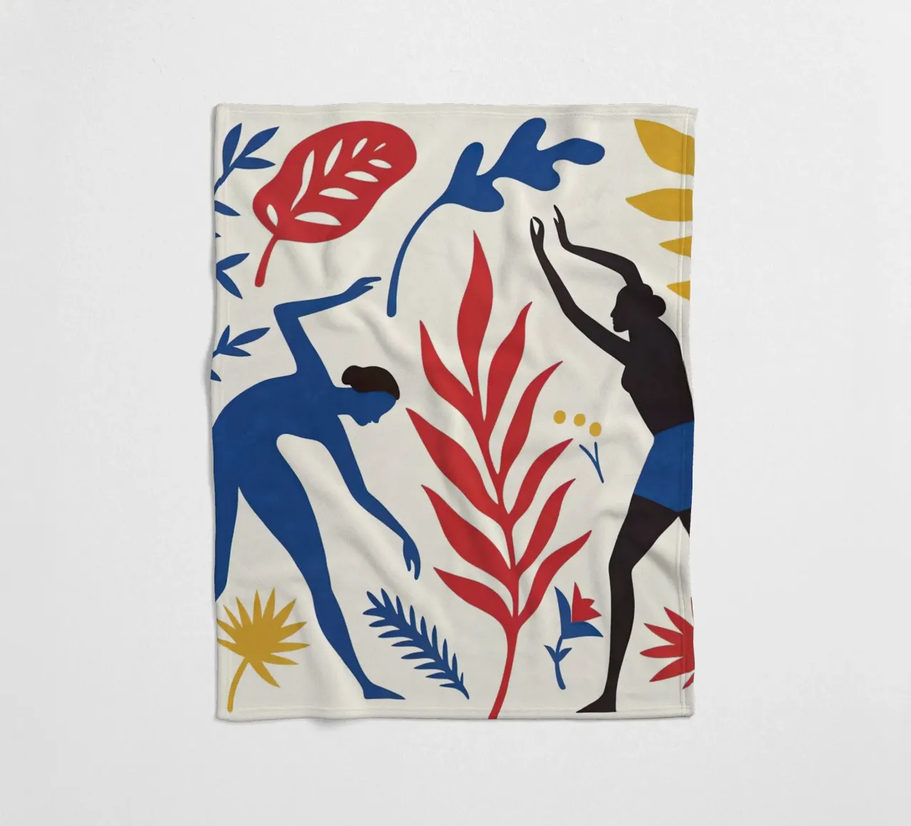 Omaggio a Matisse II coperta in pile da 🎨 Point and Art