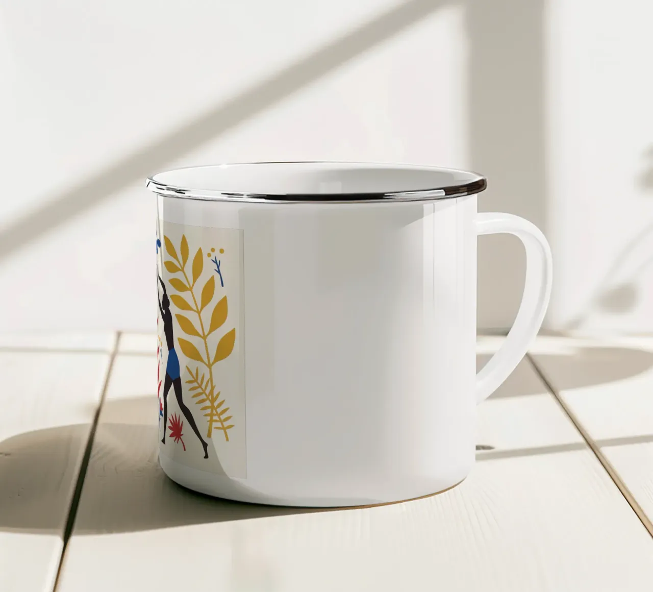 Omaggio a Matisse II tazza in smalto da Point and Art
