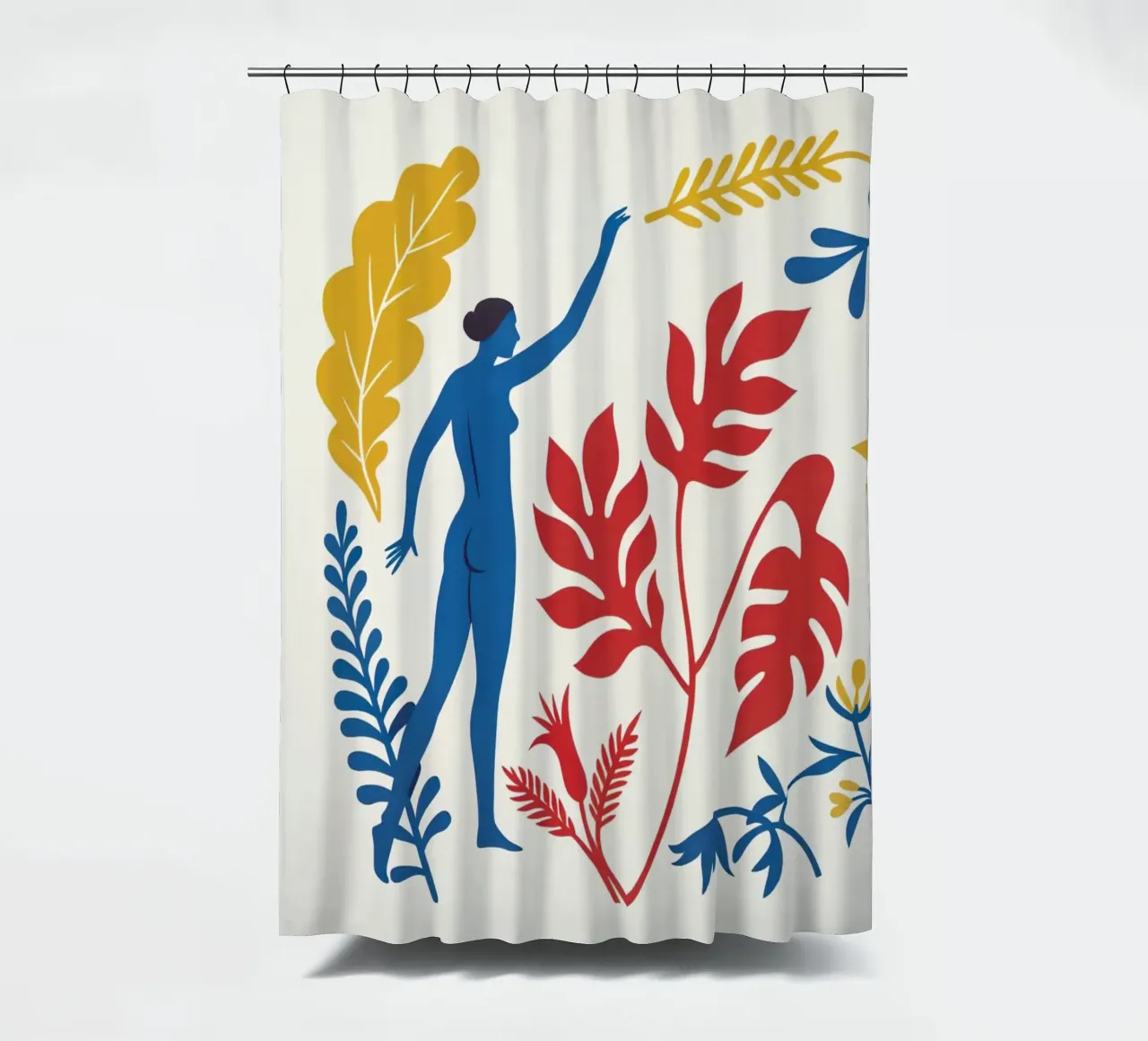 Homenaje a Matisse III cortina de baño de 🎨 Point and Art