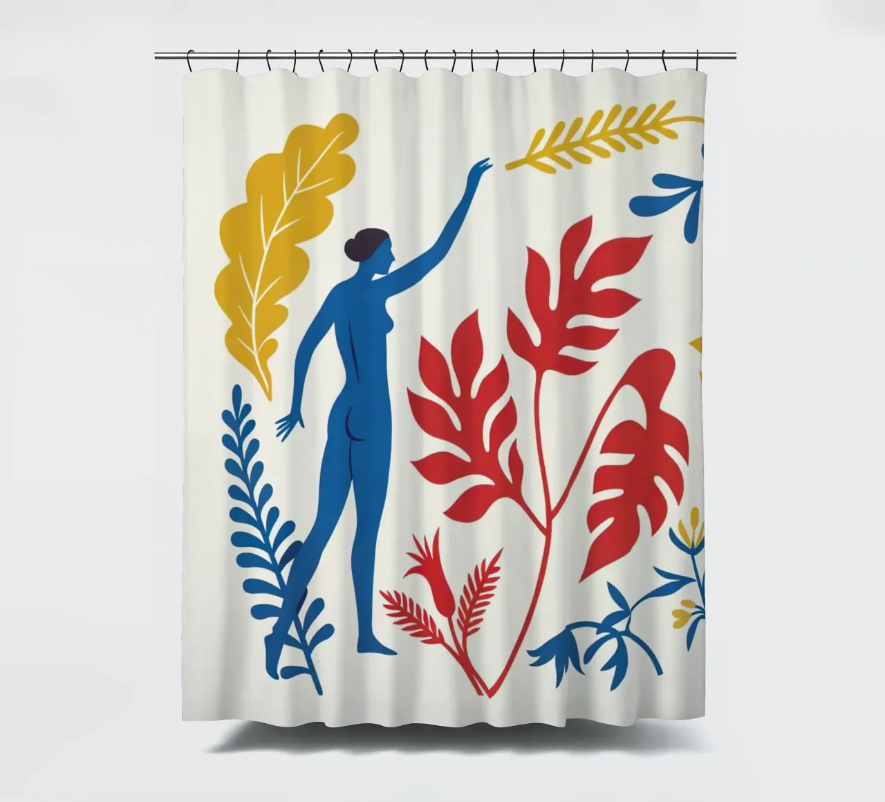 Homenaje a Matisse III cortina de baño de 🎨 Point and Art