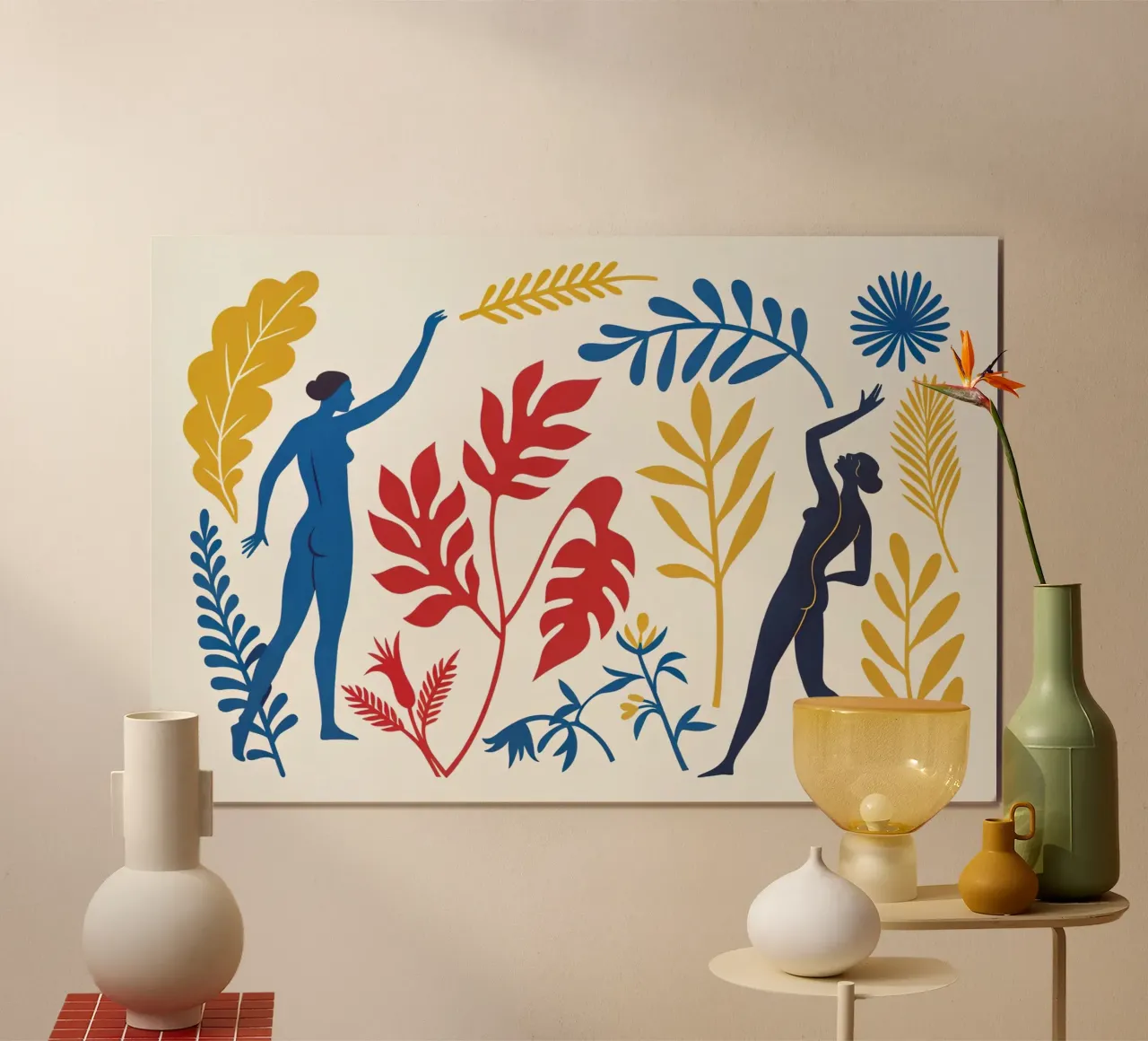 Omaggio a Matisse III carta hahnemühle da 🎨 Point and Art