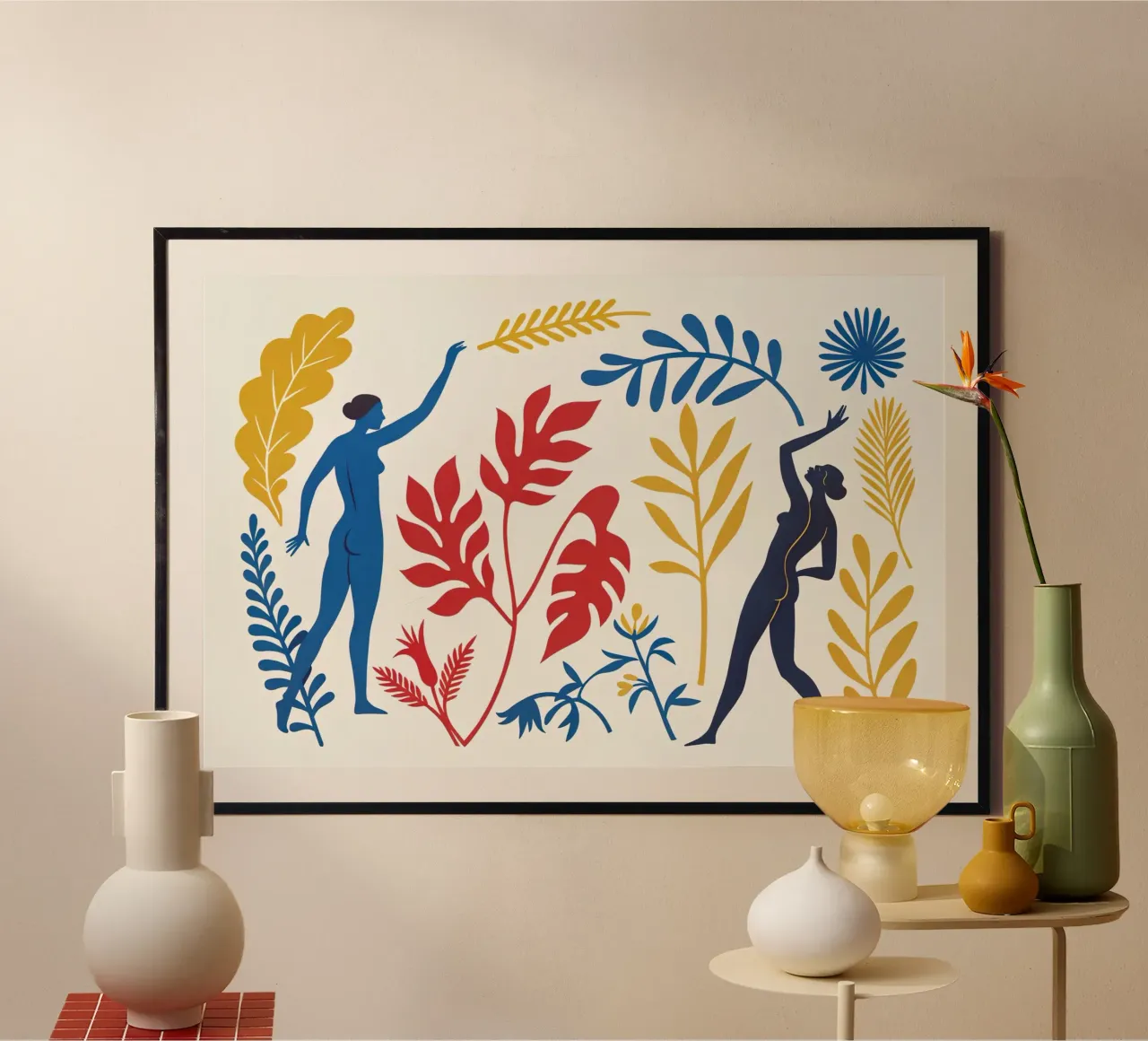 Omaggio a Matisse III carta hahnemühle da 🎨 Point and Art