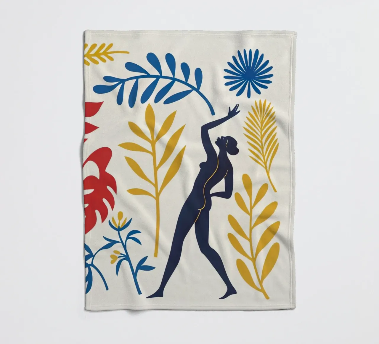 Omaggio a Matisse III coperta in pile da 🎨 Point and Art