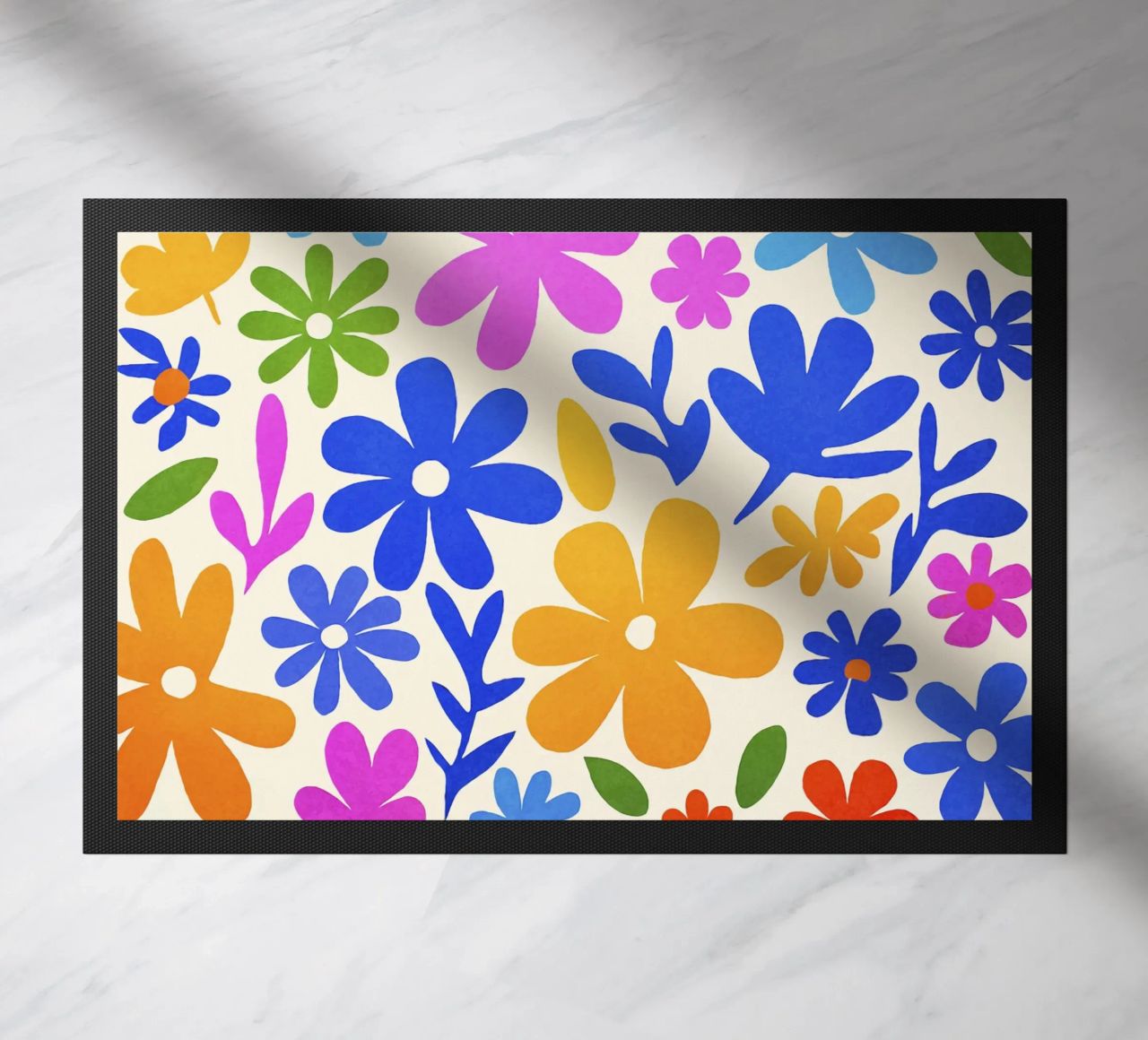 Matisse Groovy Jardín de flores de verano felpudo de Andrea Haase Modern Home