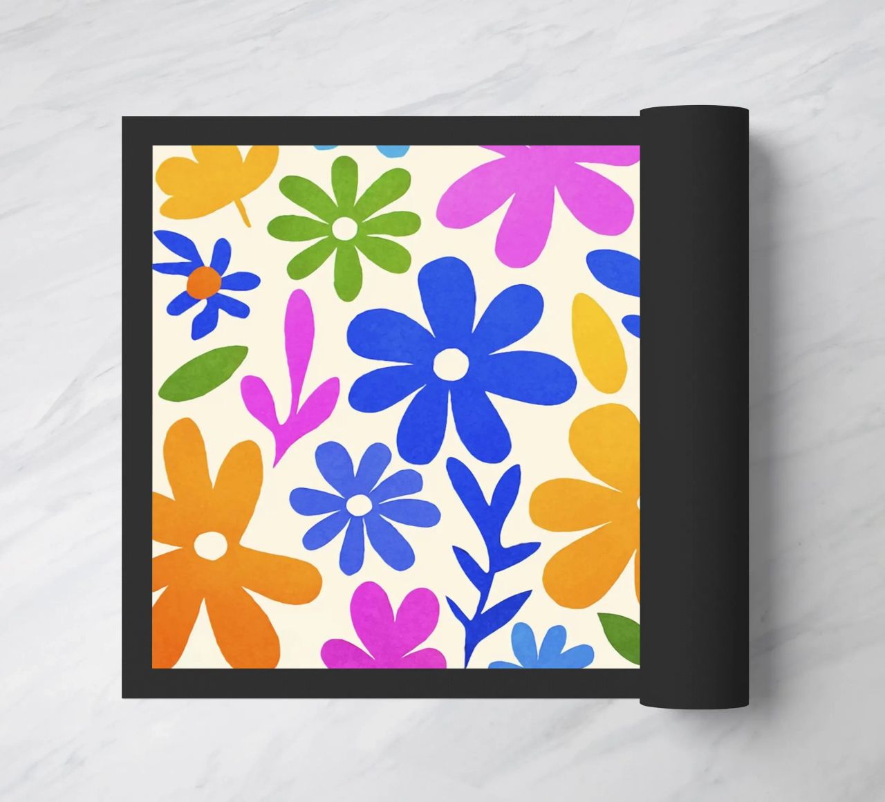 Matisse Groovy Jardín de flores de verano felpudo de Andrea Haase Modern Home