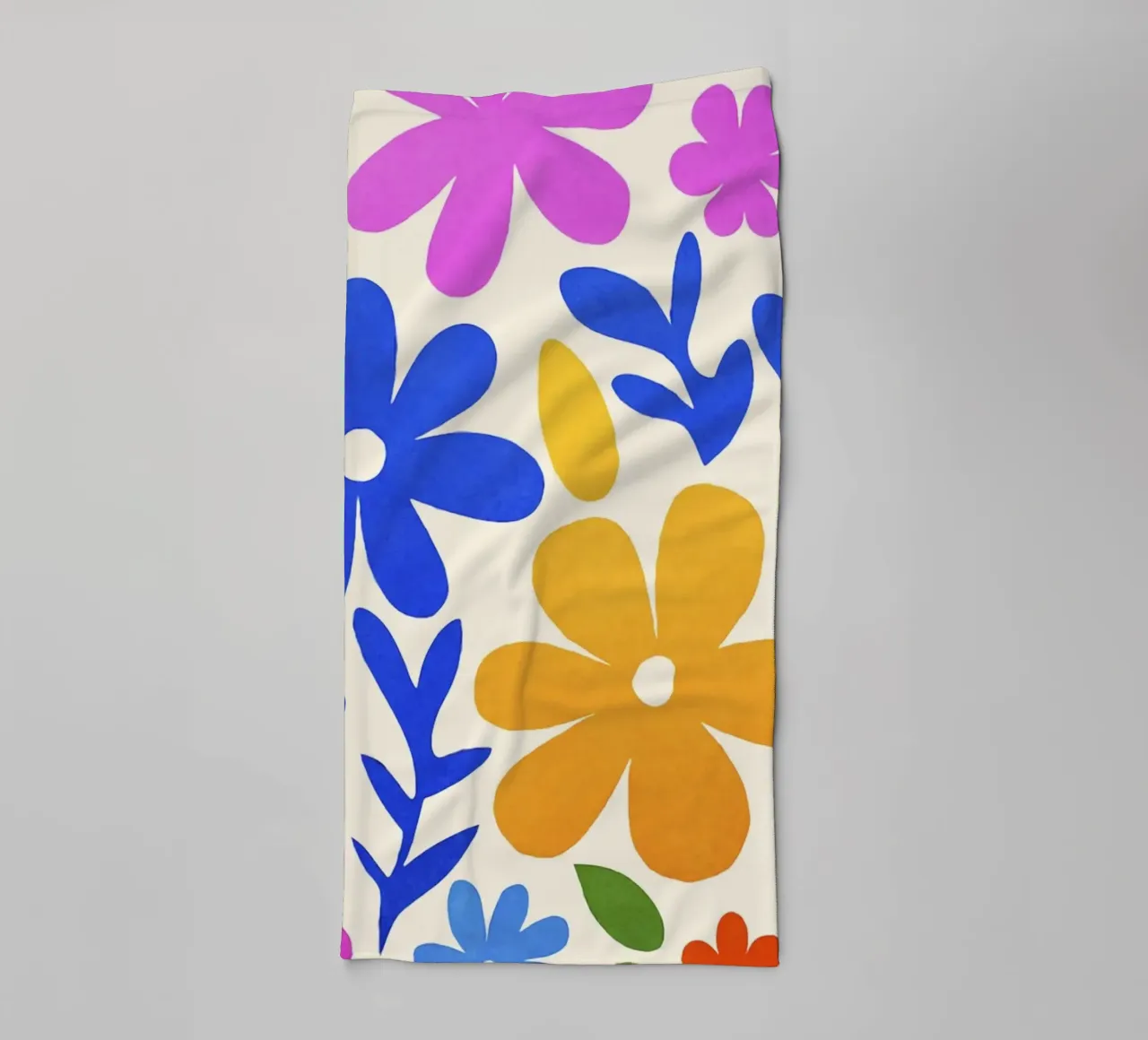 Matisse Groovy Zomerbloementuin badhanddoek van Andrea Haase Modern Home