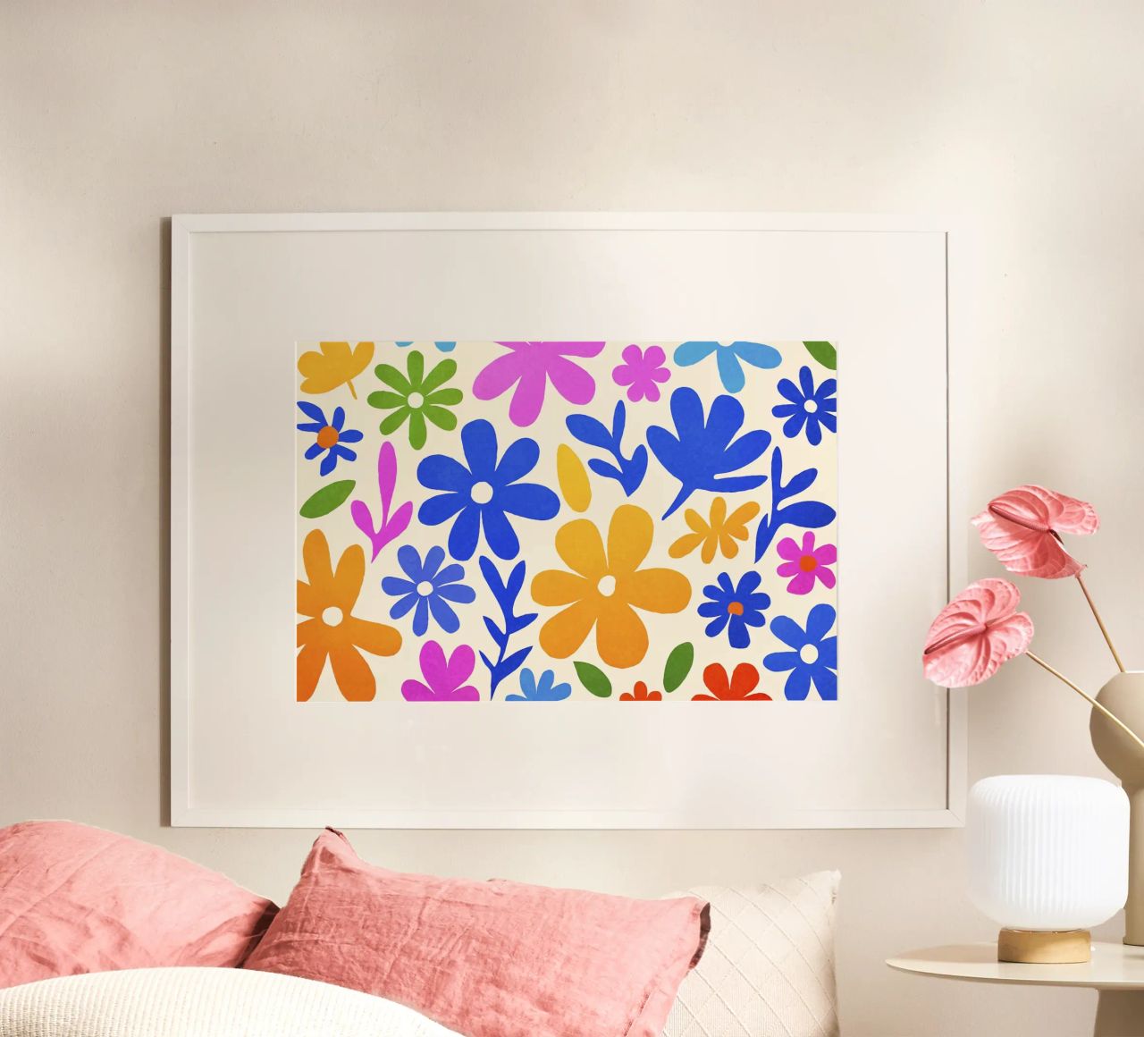 Matisse Groovy Jardín de flores de verano hahnemühle de Andrea Haase Modern Home